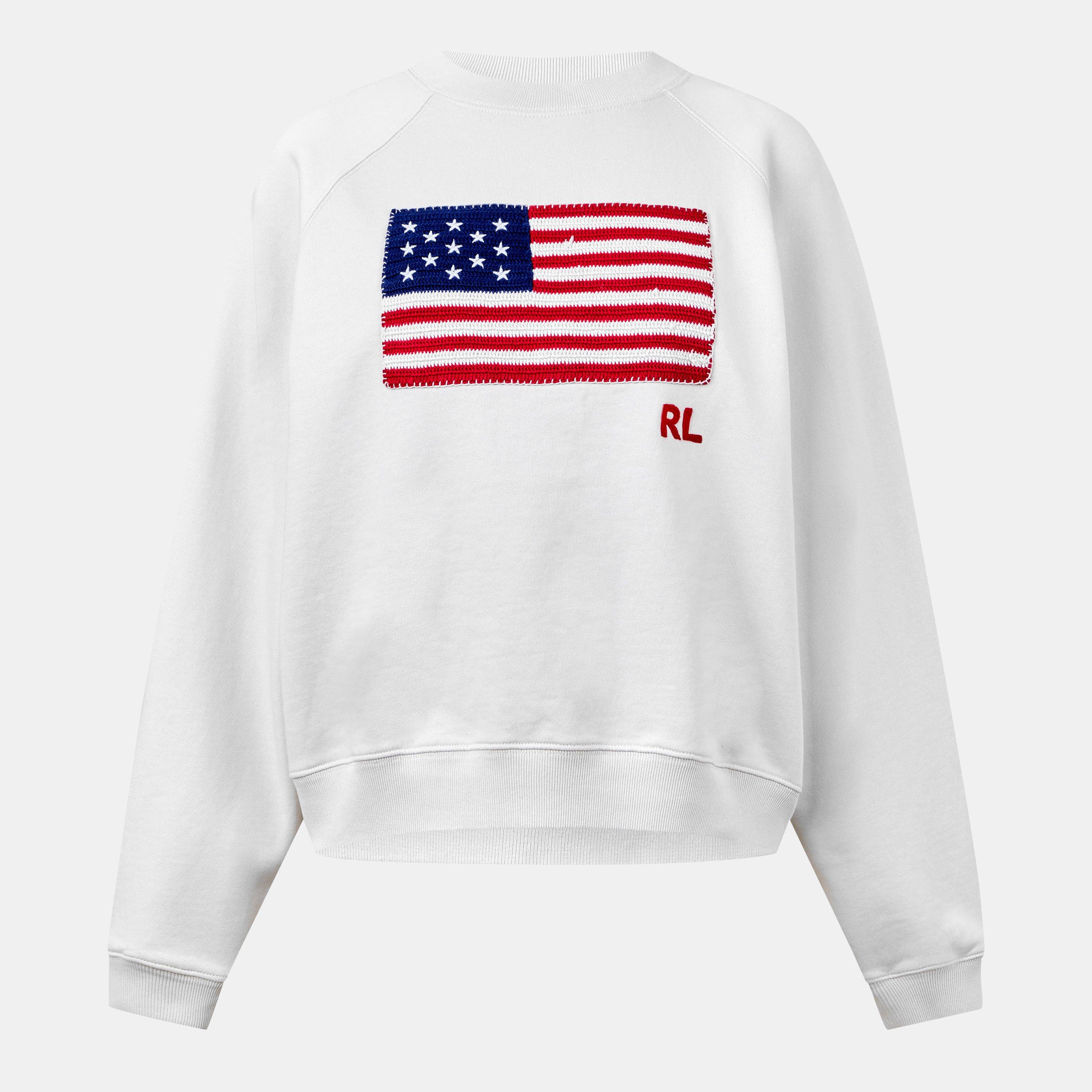 NEVIS - Polo Ralph Lauren - Women's Flag Crew Sweatshirt - 1