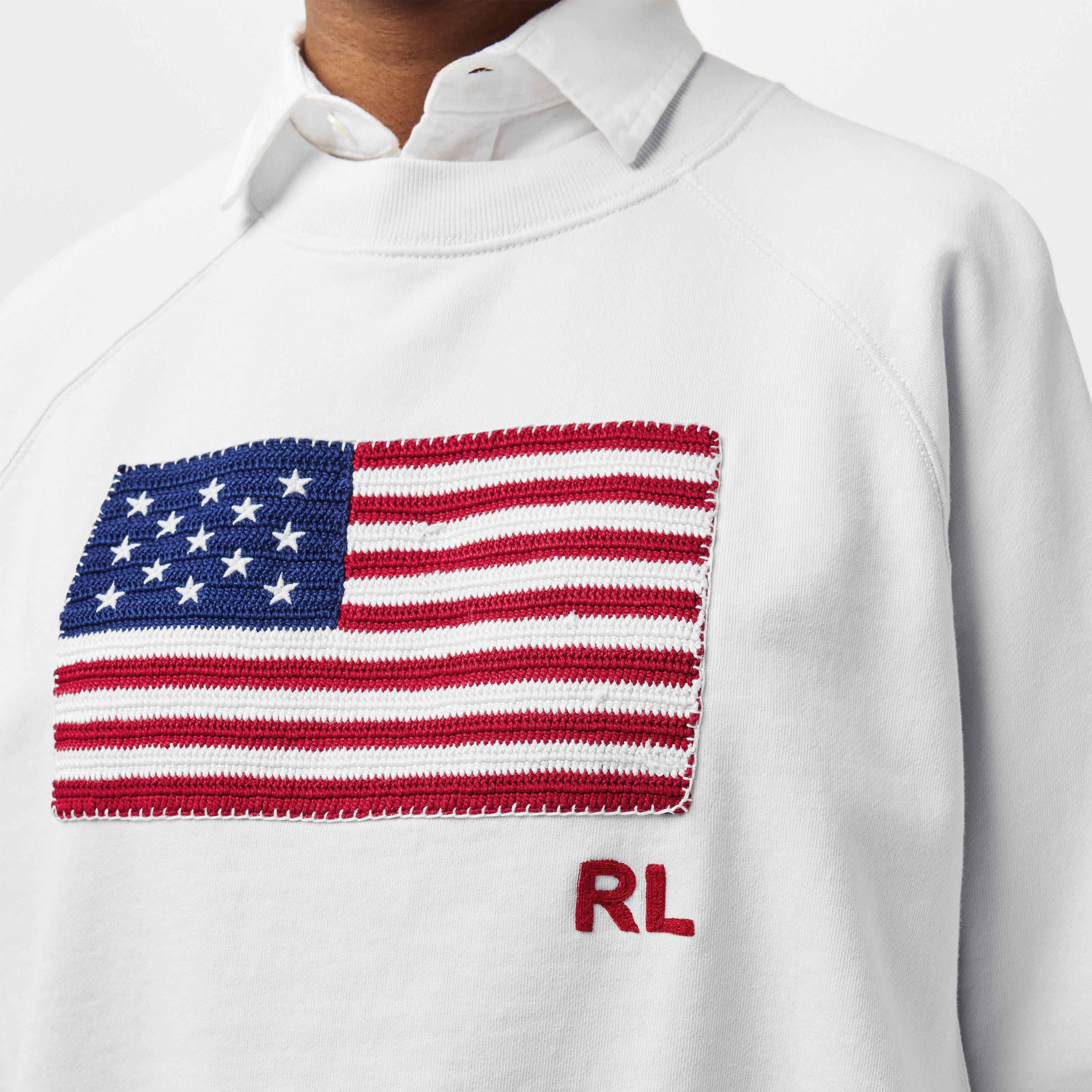 NEVIS - Polo Ralph Lauren - Women's Flag Crew Sweatshirt - 5
