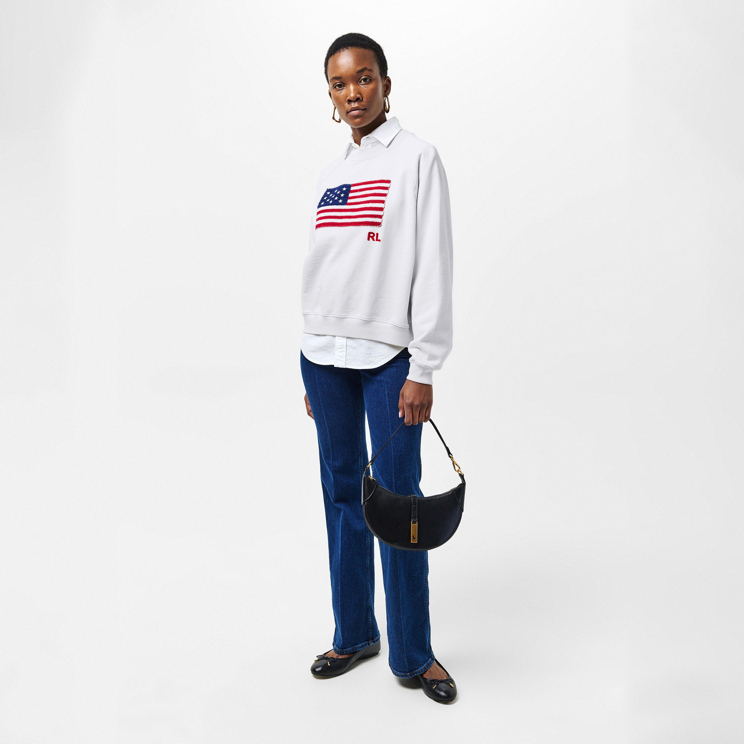 NEVIS - Polo Ralph Lauren - Women's Flag Crew Sweatshirt - 6