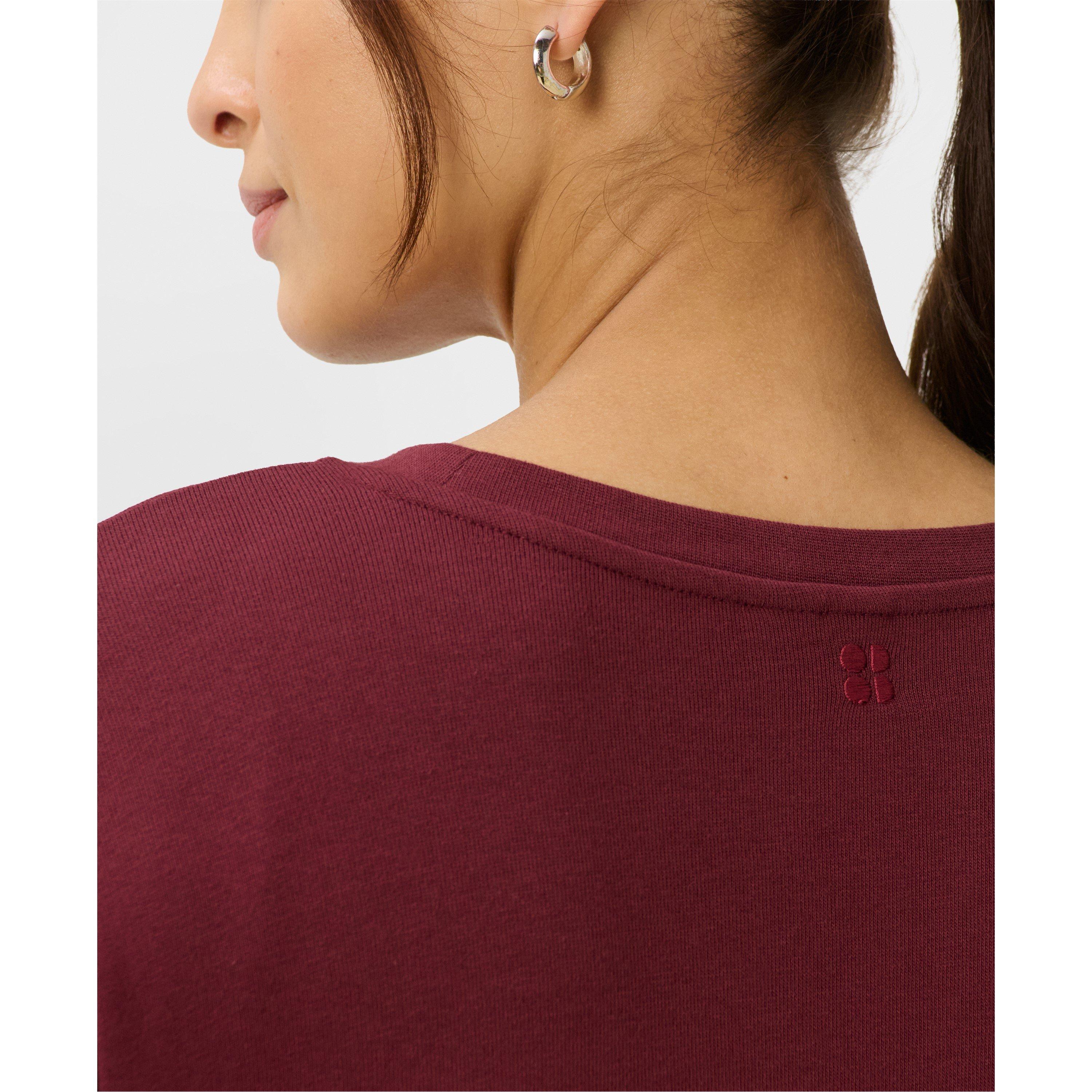 Merlot Red - Sweaty Betty - Women's Crew Sweatshirt - 2