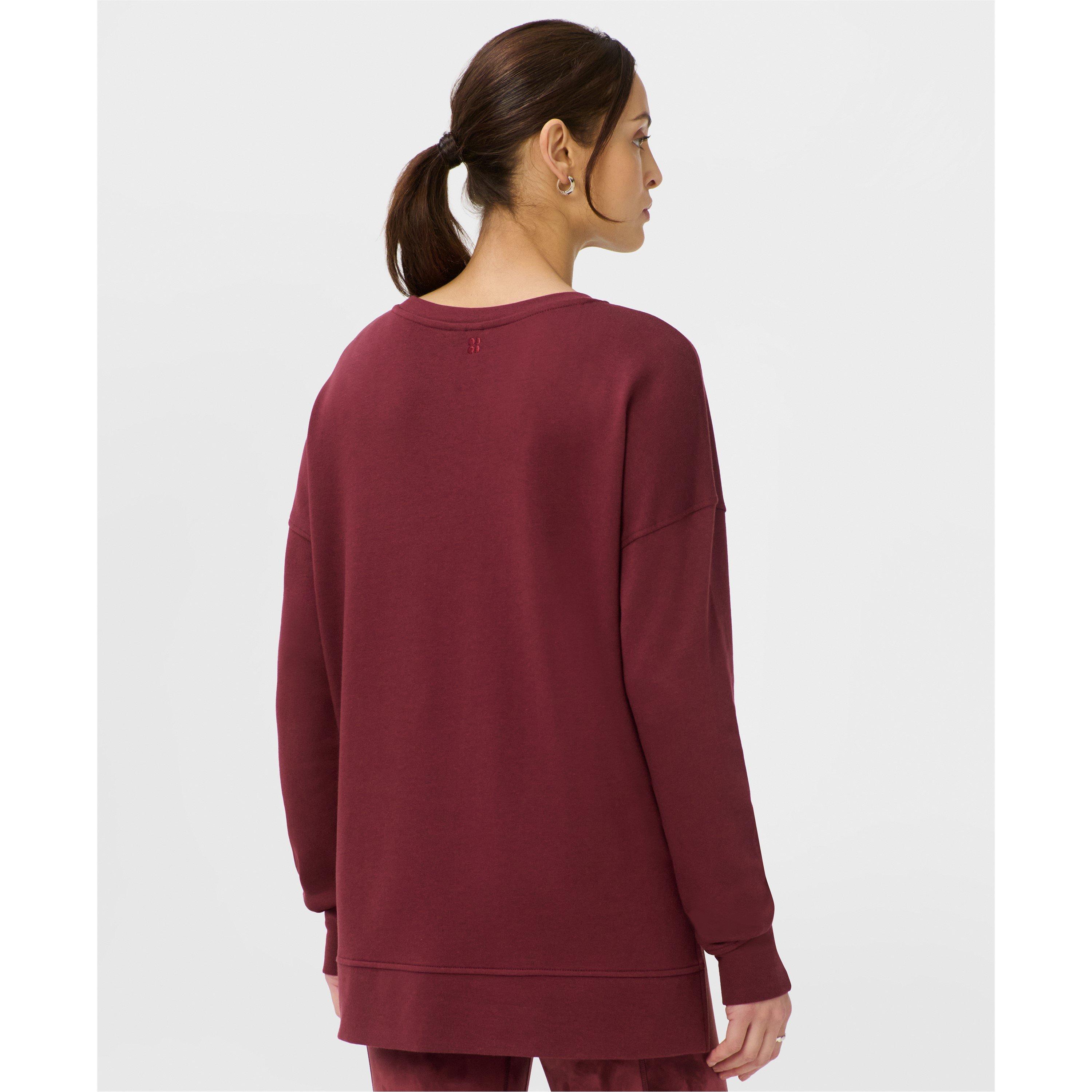 Merlot Red - Sweaty Betty - Women's Crew Sweatshirt - 4