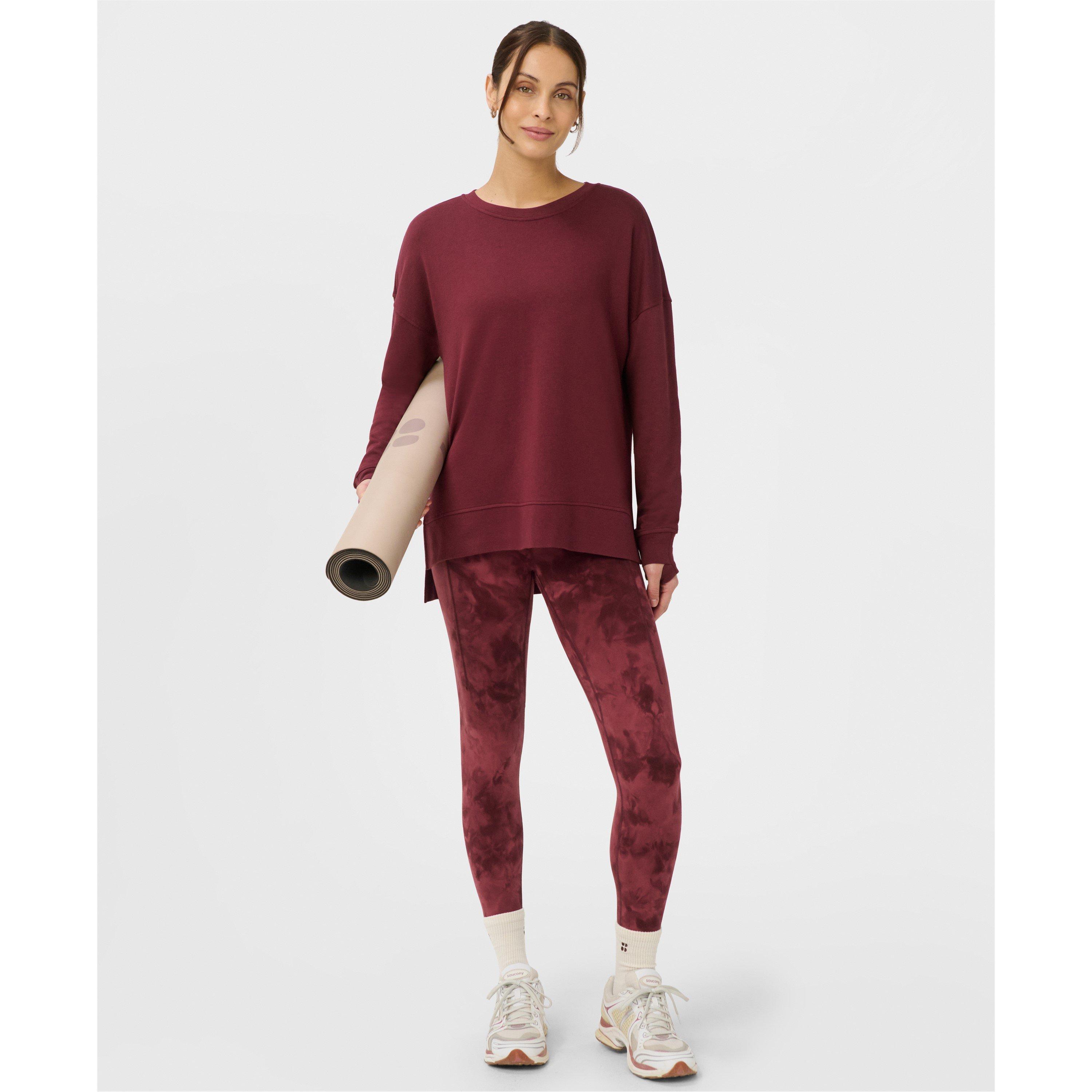 Merlot Red - Sweaty Betty - Women's Crew Sweatshirt - 6