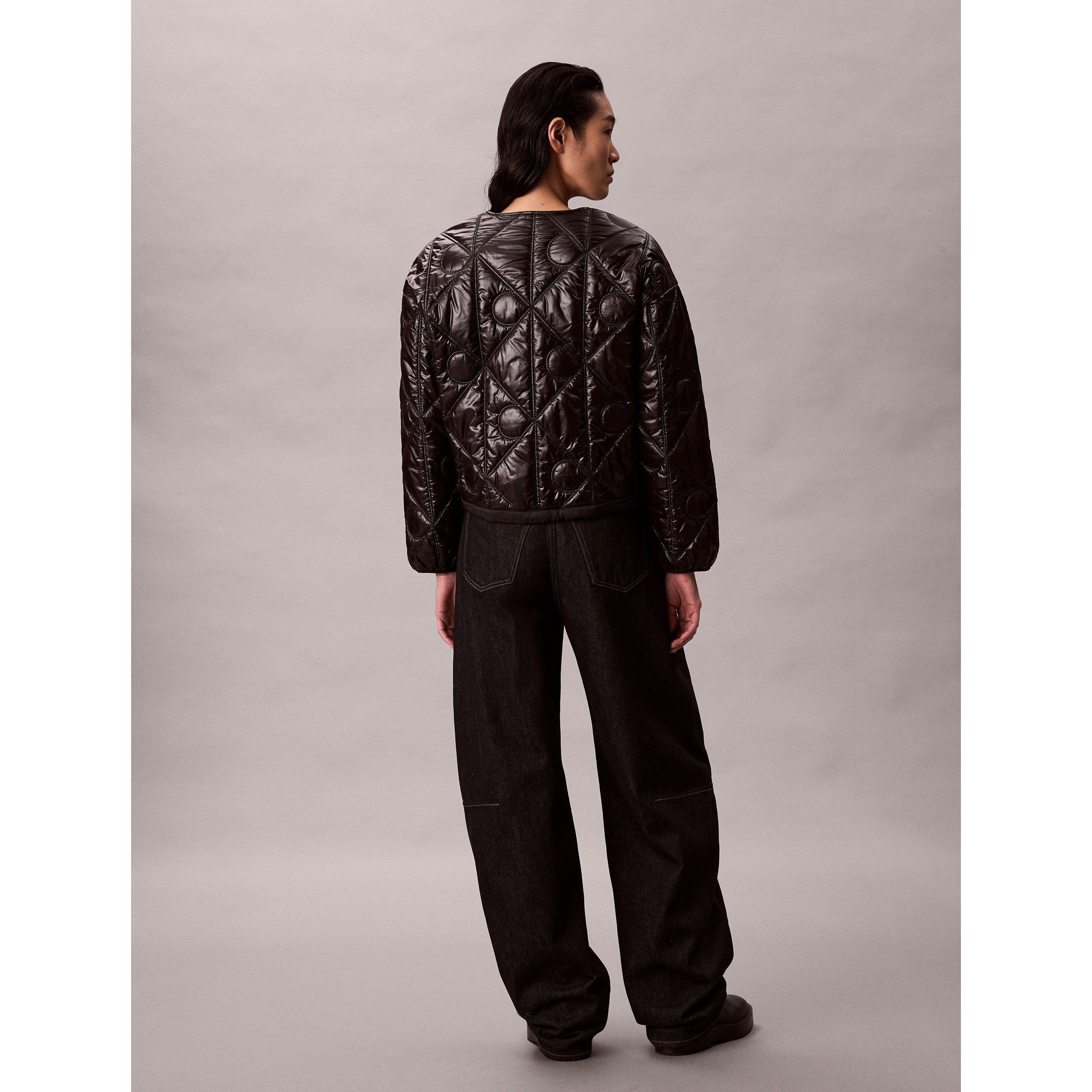 Black - Calvin Klein Jeans - Women's Quilted Jacket - 4