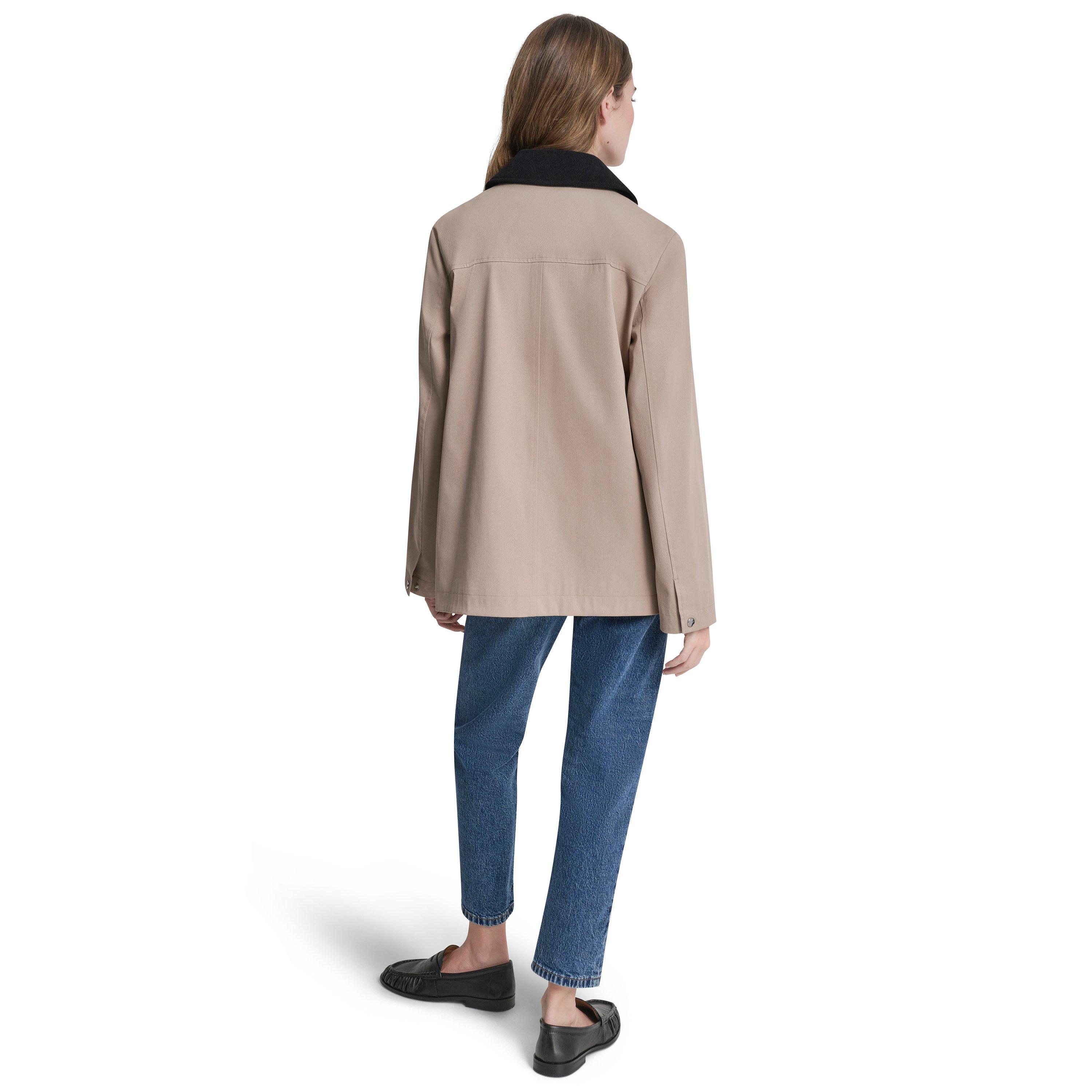 Khaki - DKNY - DKNY Y79 Barn Jkt Ld62 - 2