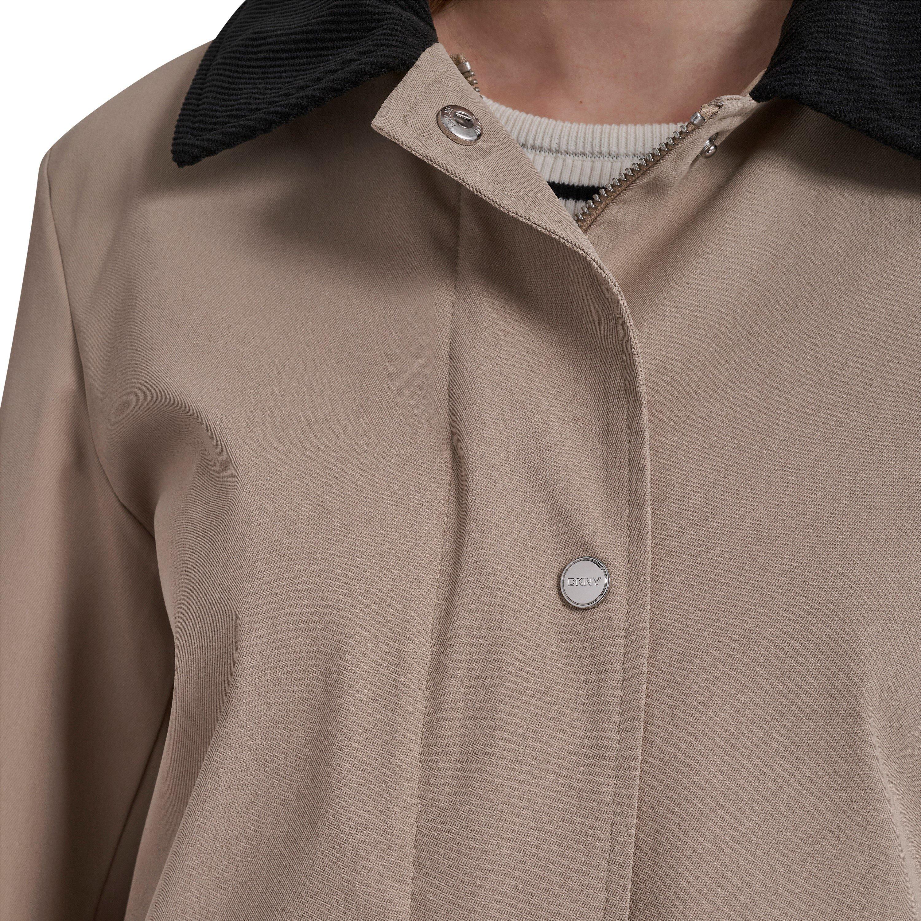 Khaki - DKNY - DKNY Y79 Barn Jkt Ld62 - 3