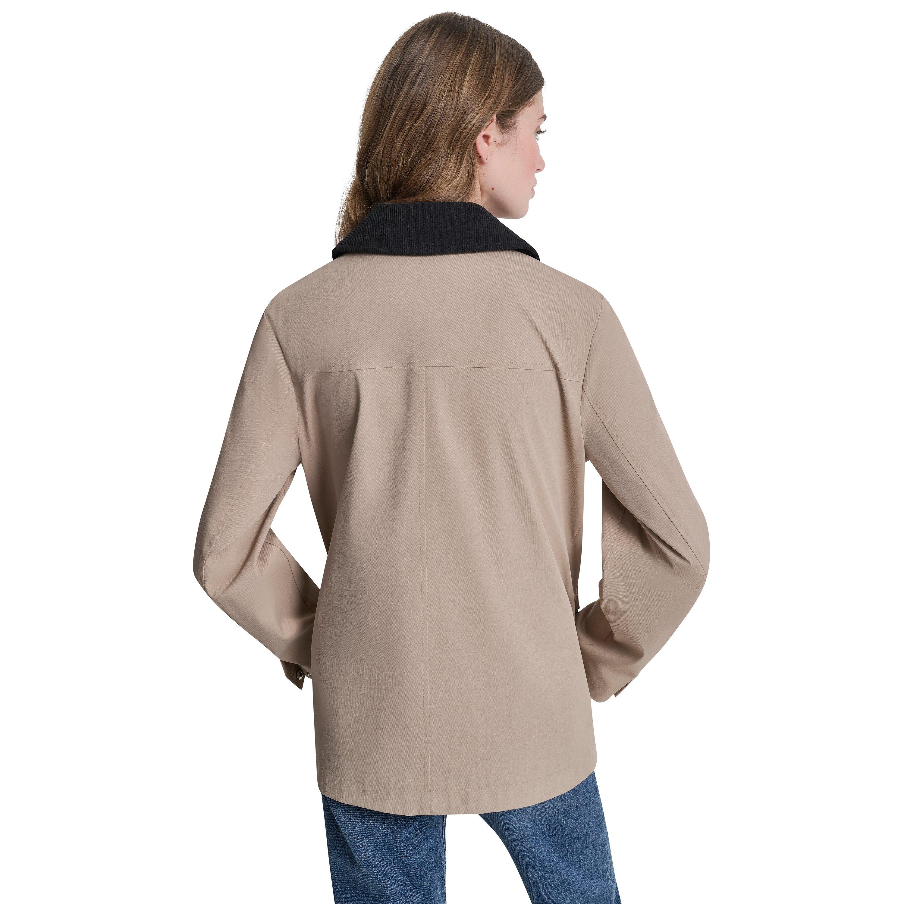 Khaki - DKNY - DKNY Y79 Barn Jkt Ld62 - 4