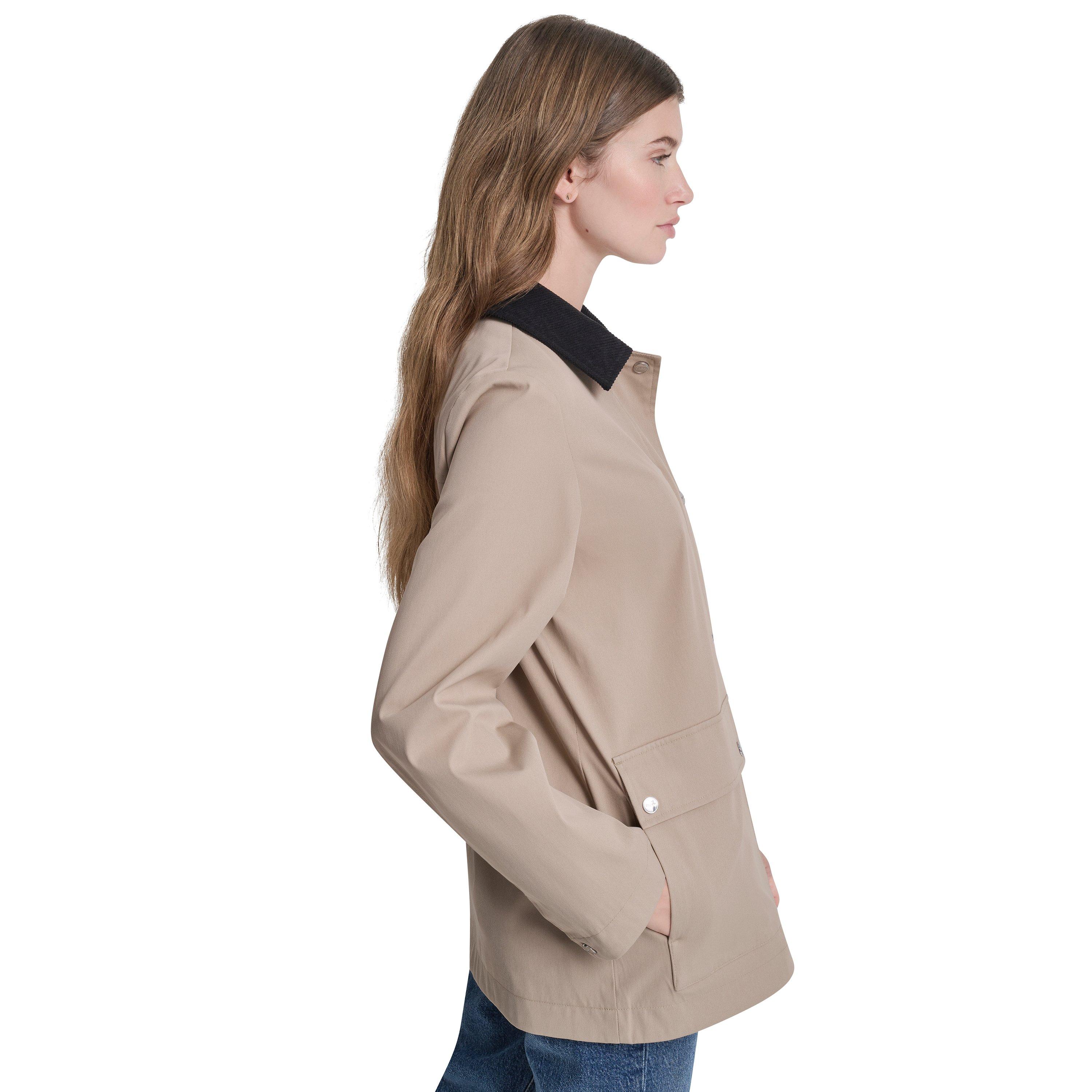 Khaki - DKNY - DKNY Y79 Barn Jkt Ld62 - 6