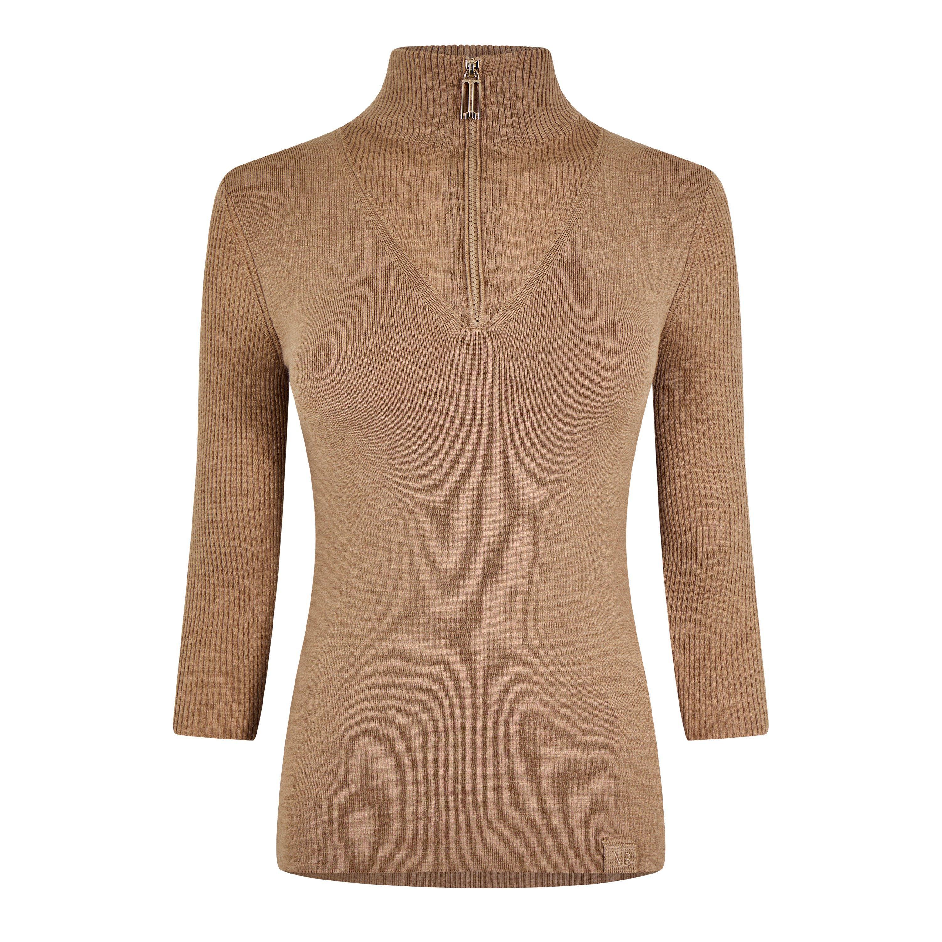 Sandstorm - Victoria Beckham - Women's Quarter-Zip Fleece - 5