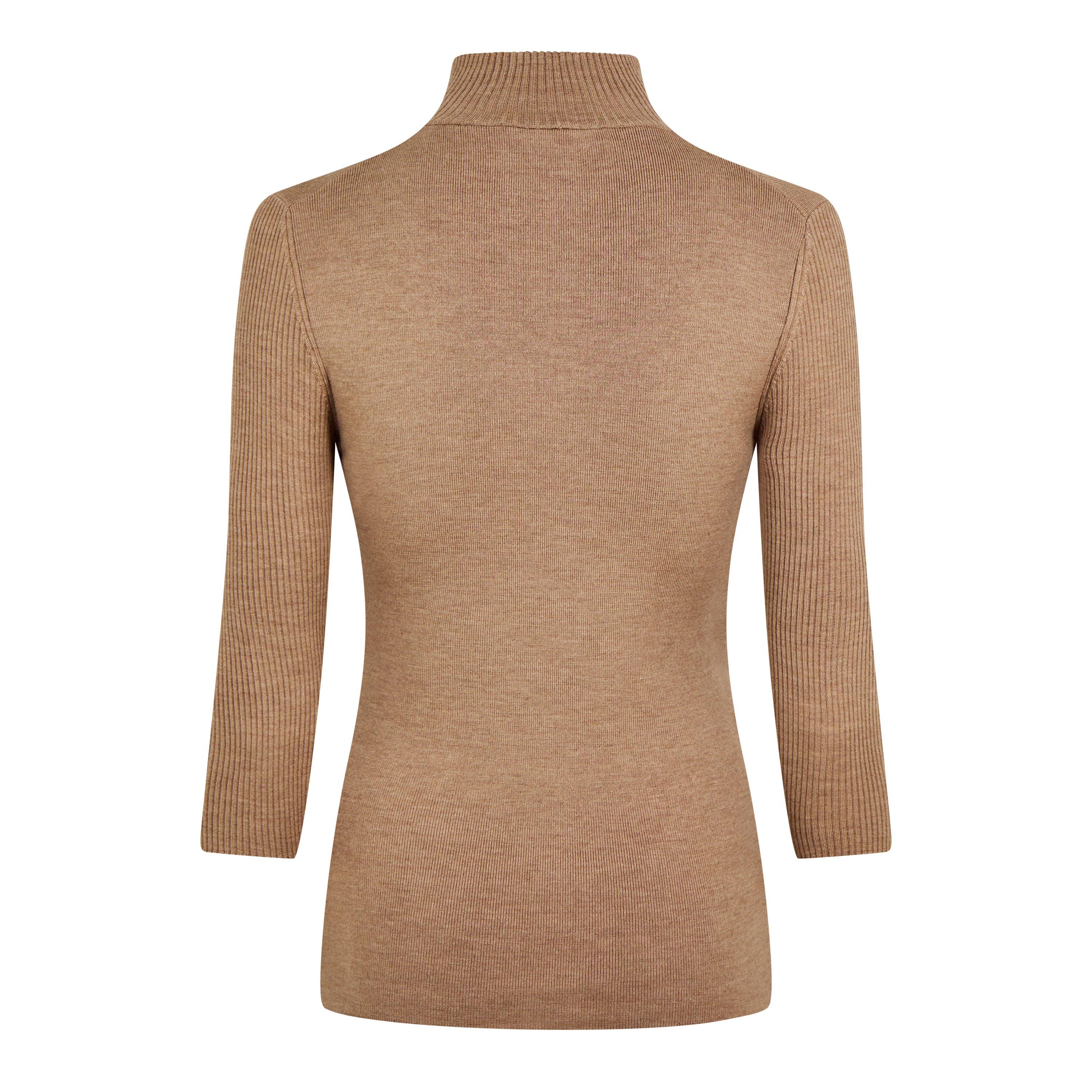 Sandstorm - Victoria Beckham - Women's Quarter-Zip Fleece - 6
