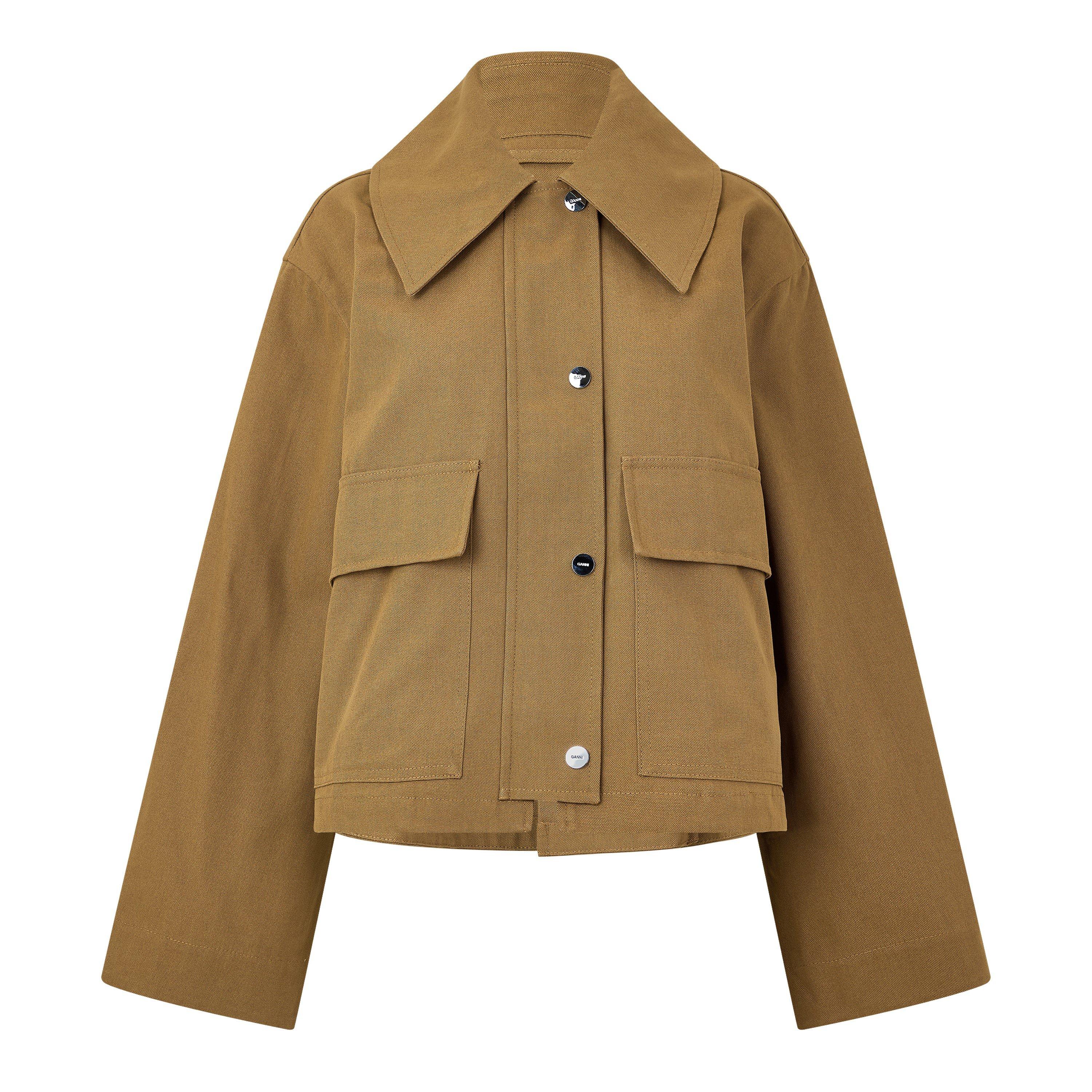 Ganni Women's Barn Jacket - Ermine - Size 8 (34)