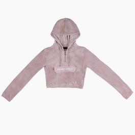 Project X Paris Velour Crop Hoodie