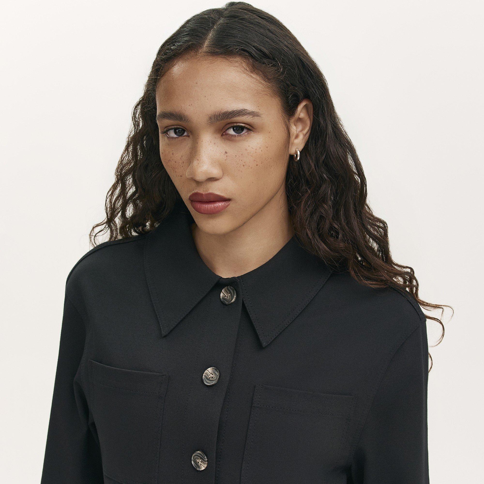 Black - Finery - Women's Agness Overshirt - 2