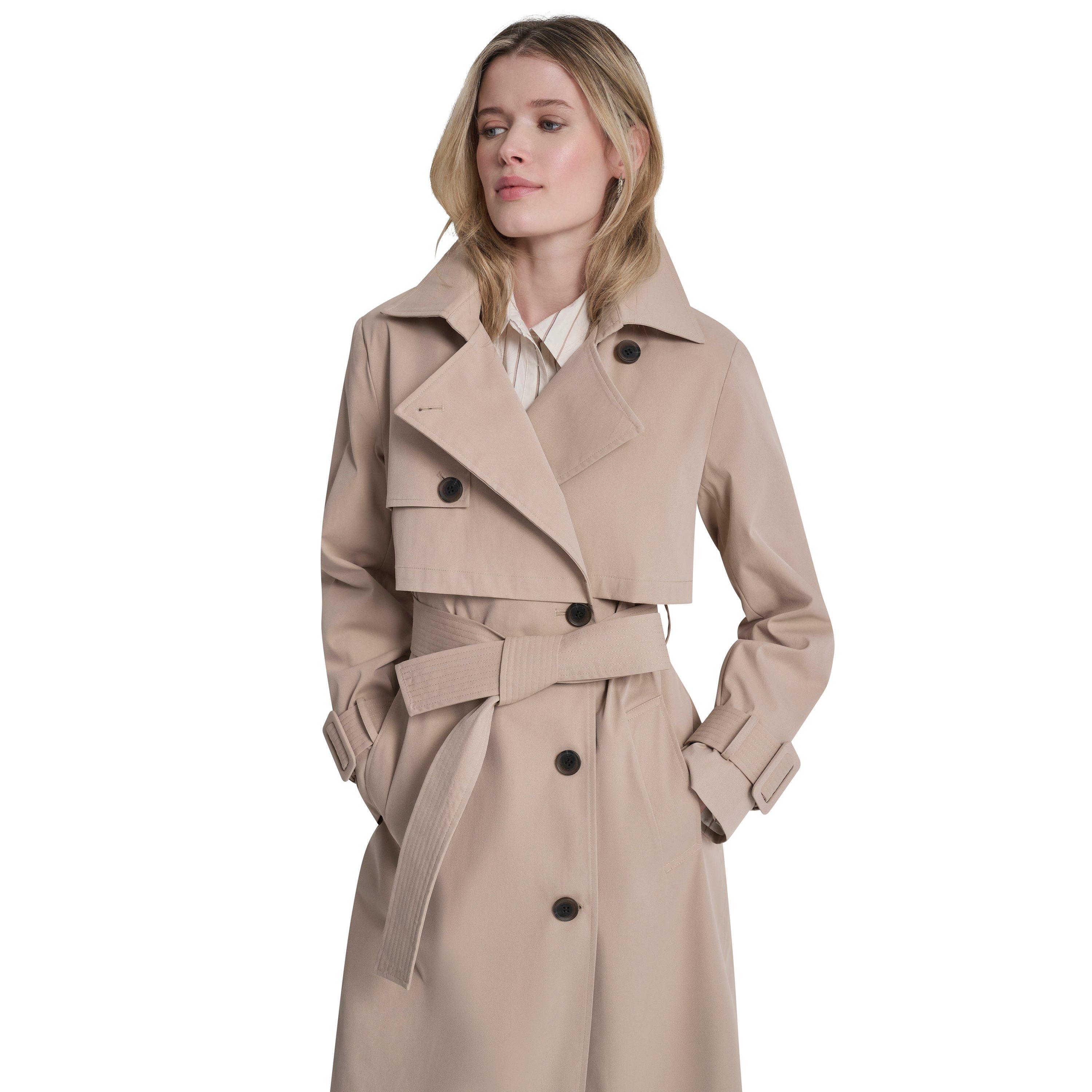 Khaki - DKNY - DKNY Y69 Trench Ld62 - 2