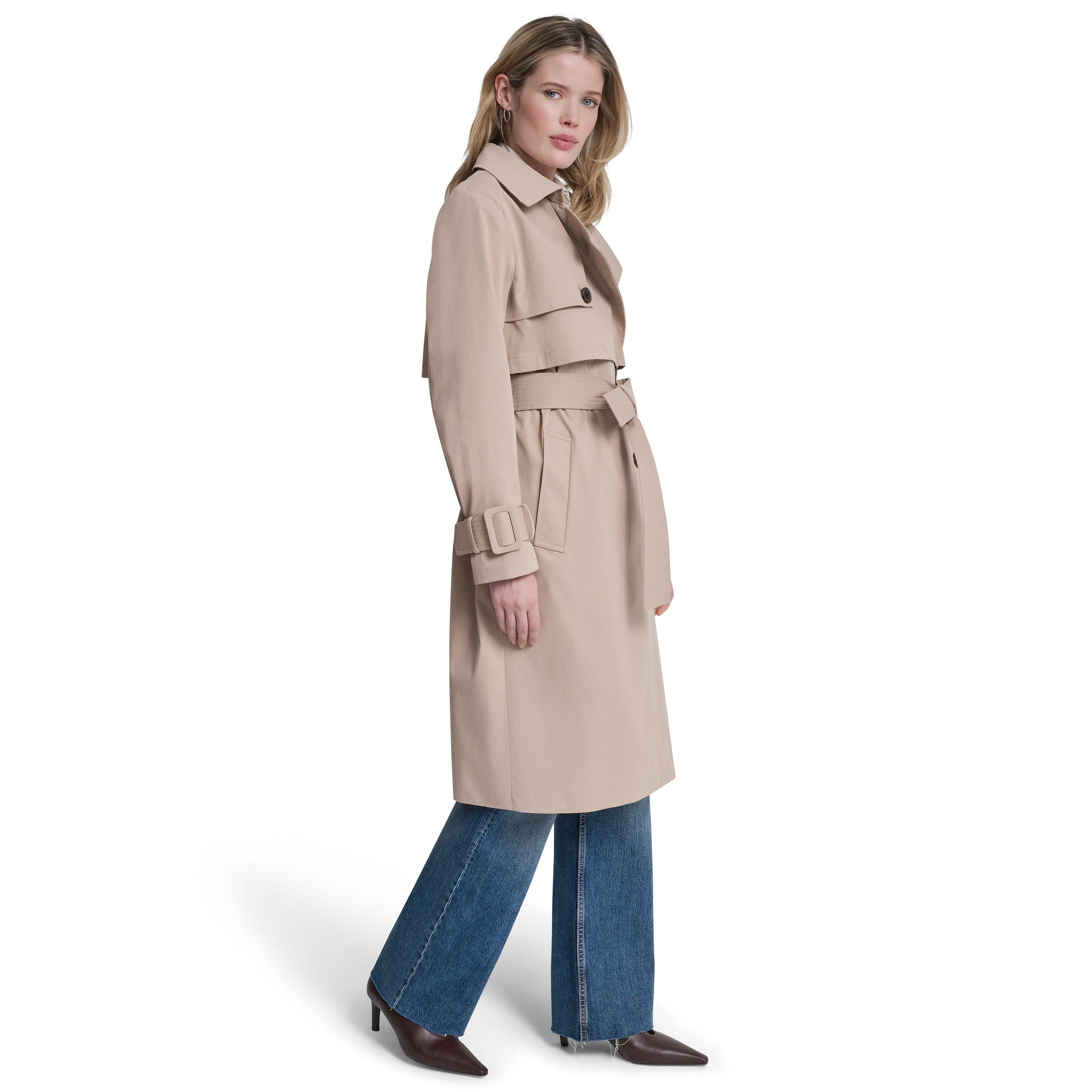 Khaki - DKNY - DKNY Y69 Trench Ld62 - 6