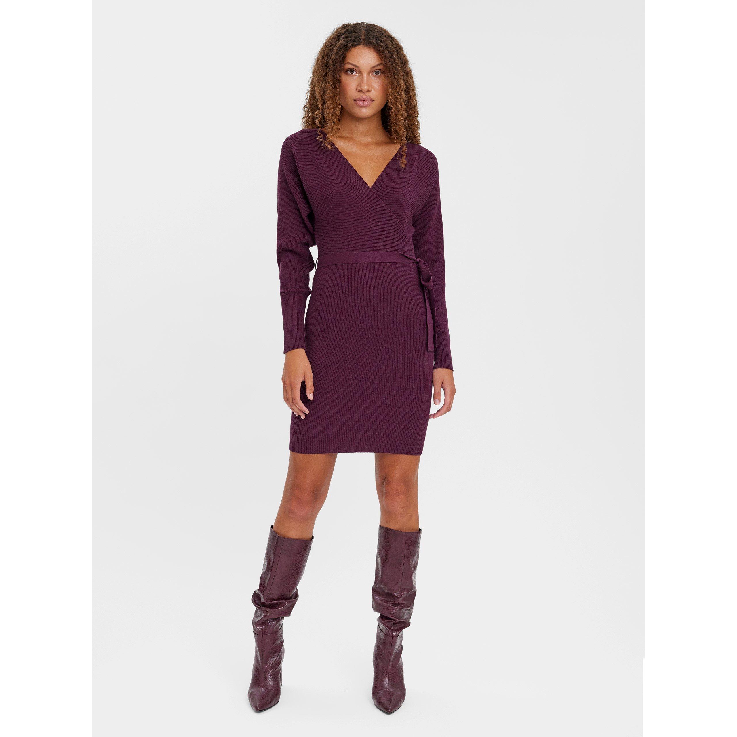 Winetasting - Vero Moda - Women's Knitted Jumper Dress - 2