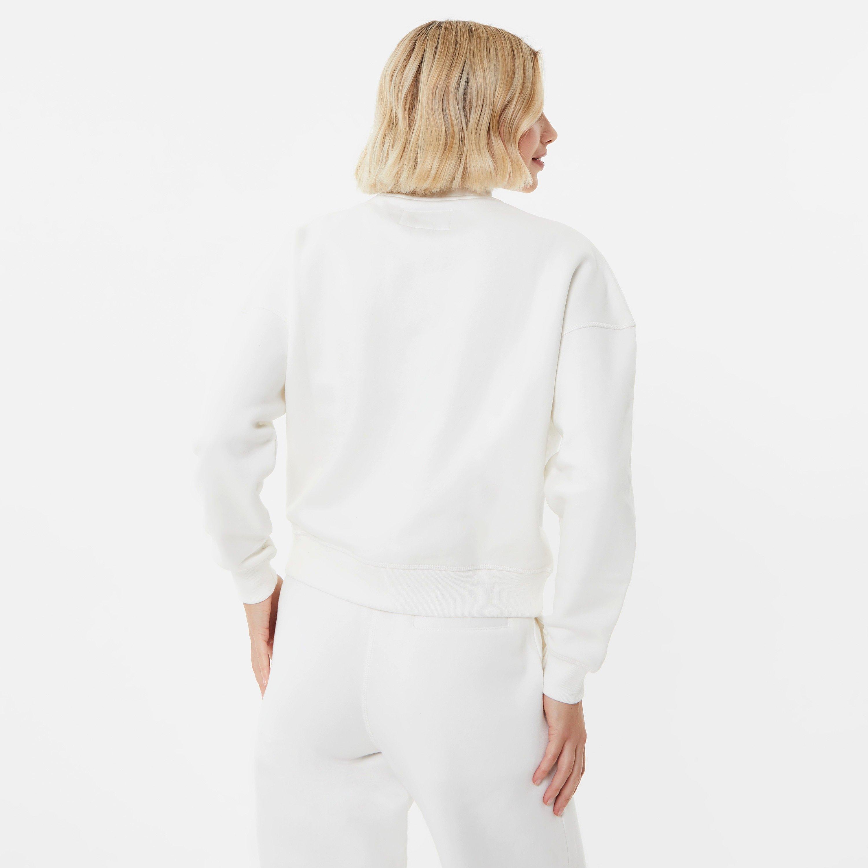 Vintage bijela - Jack Wills - Astbury 1/4 Zip Top - 2