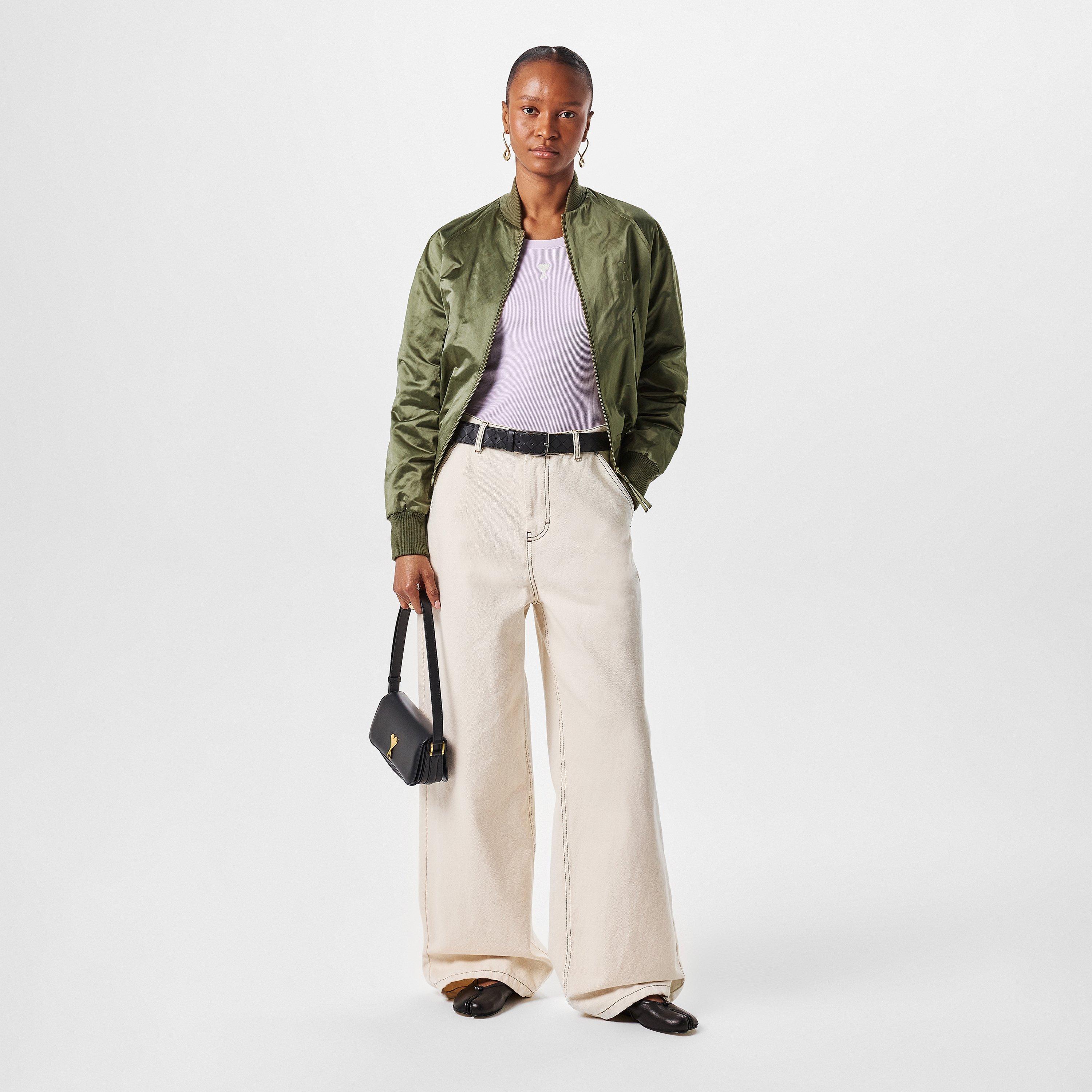 Loden - Ami Paris - Women's De Coeur Ami de Coeur Bomber Jacket - 6