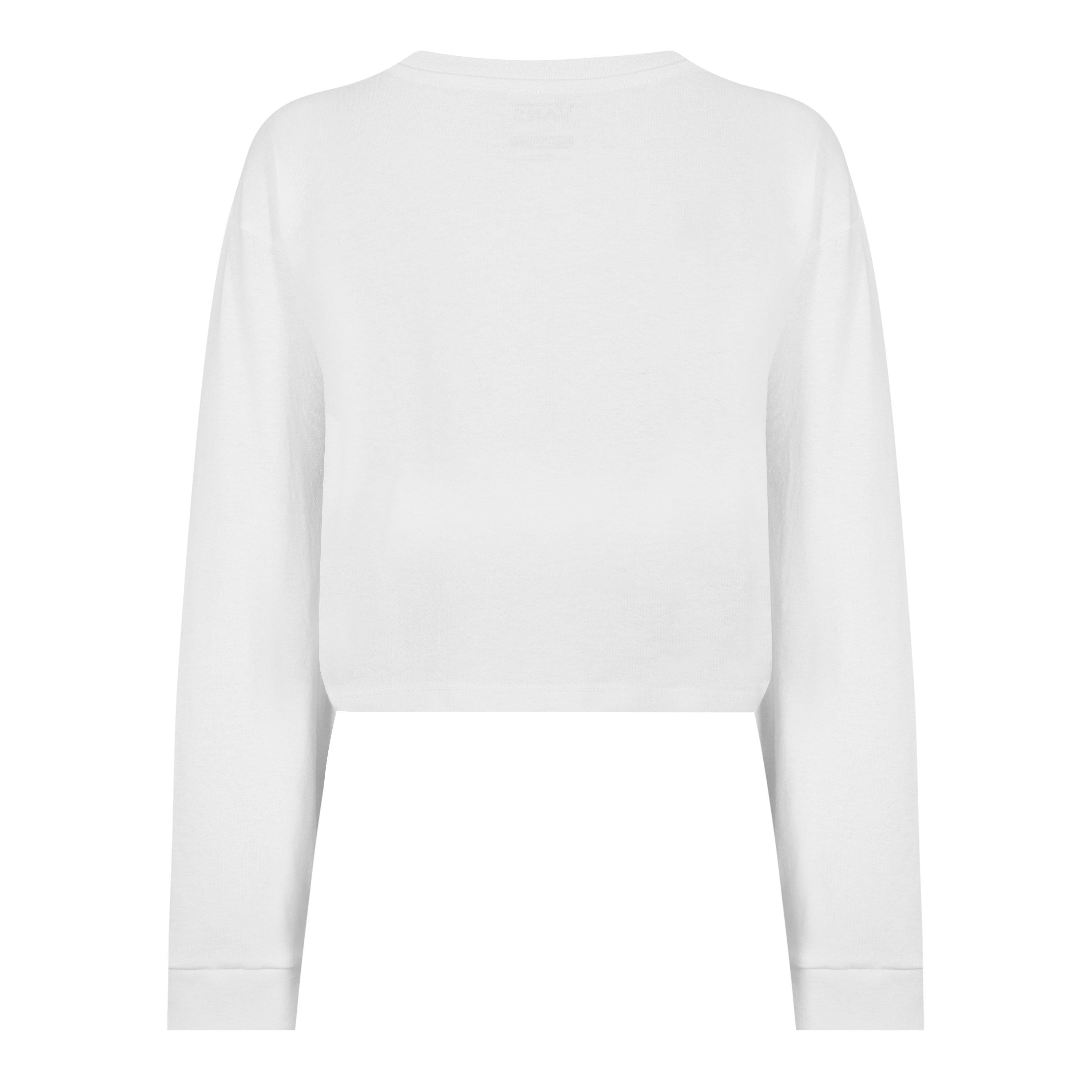 Marshmallow - Vans - Women's Cropped Crew Sweatshirt - 2
