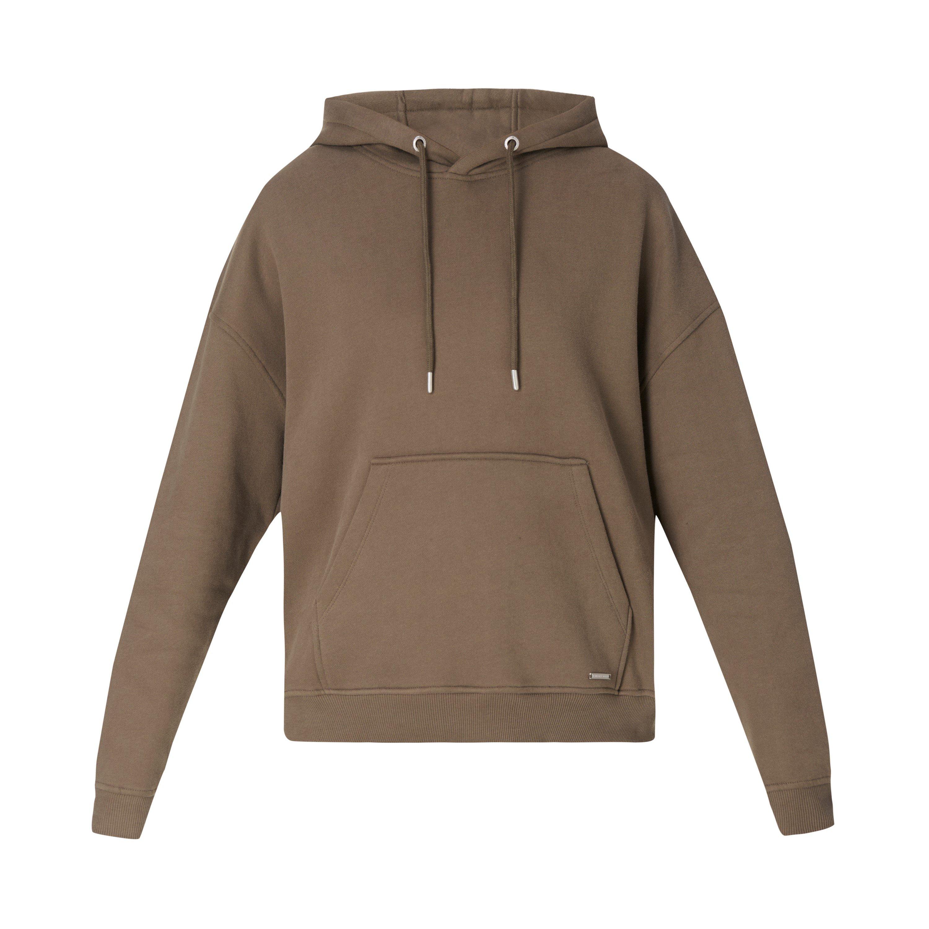 dark timber - Sweaty Betty - Women's Brushed Pull Over Hoodie - 1