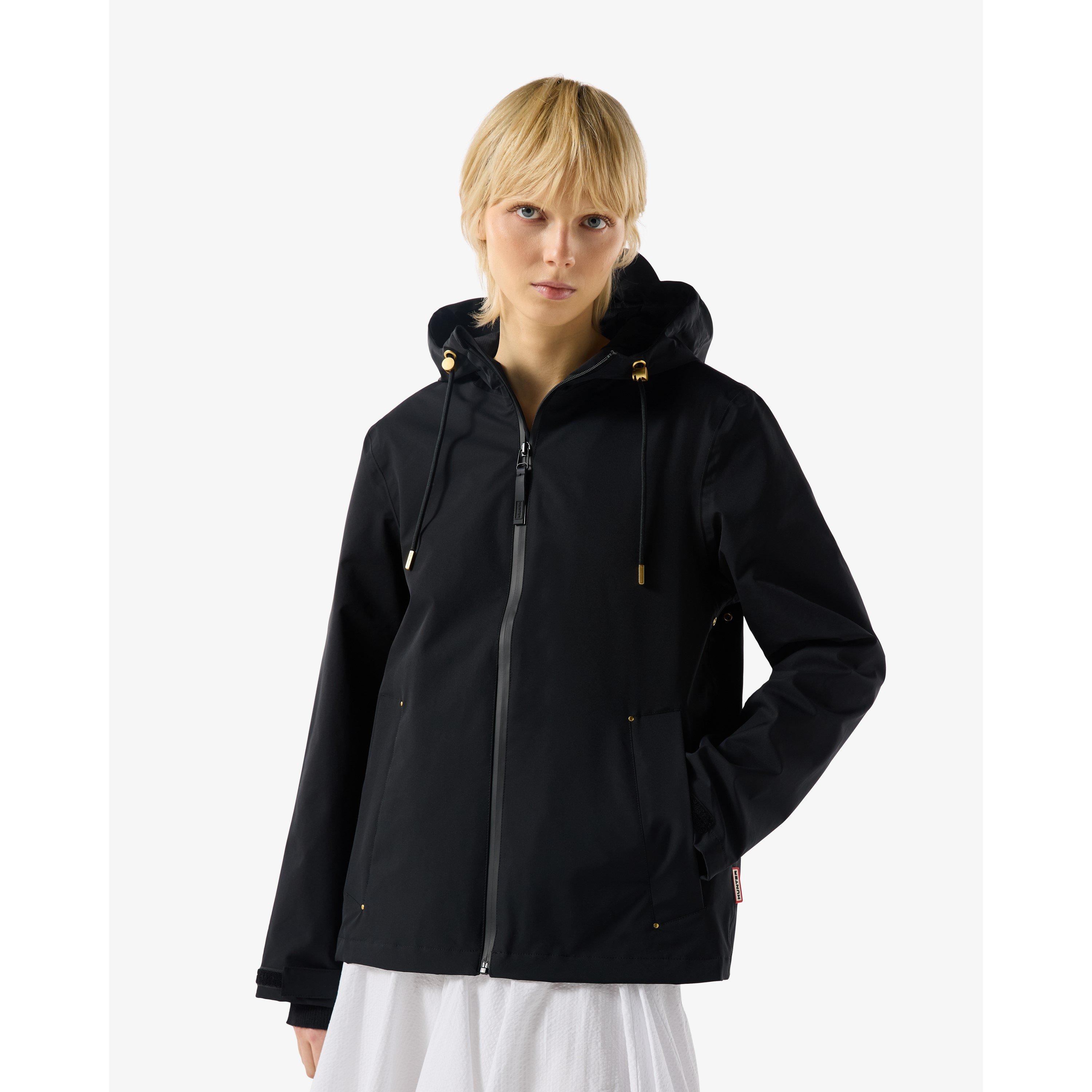 Hunter Women's Rain Anorak Jacket - Black - 10 (S)