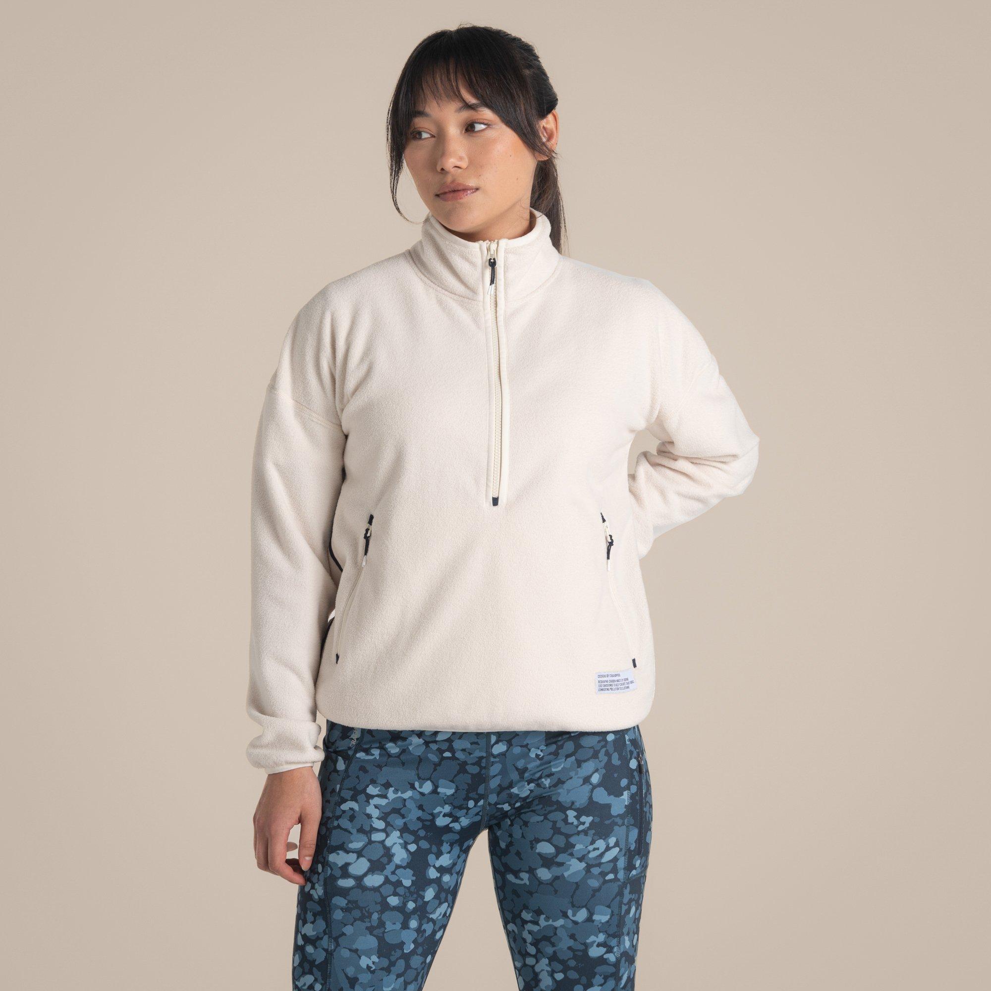 Craghoppers Women's Rnu 1/2 Zip Fleece - Ecru - 18 (2XL)