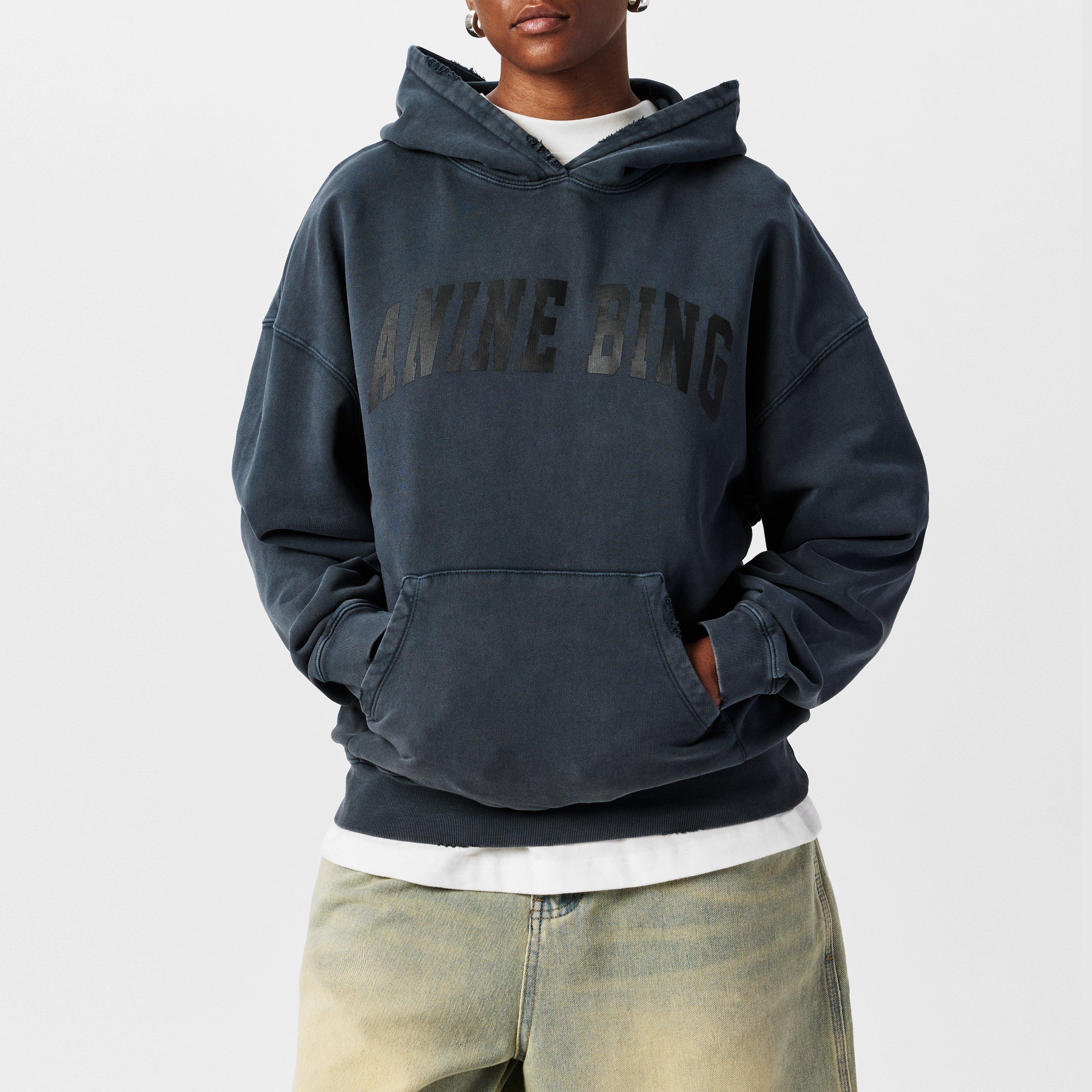 Black - Anine Bing - Women's Sport Hoodie - 3
