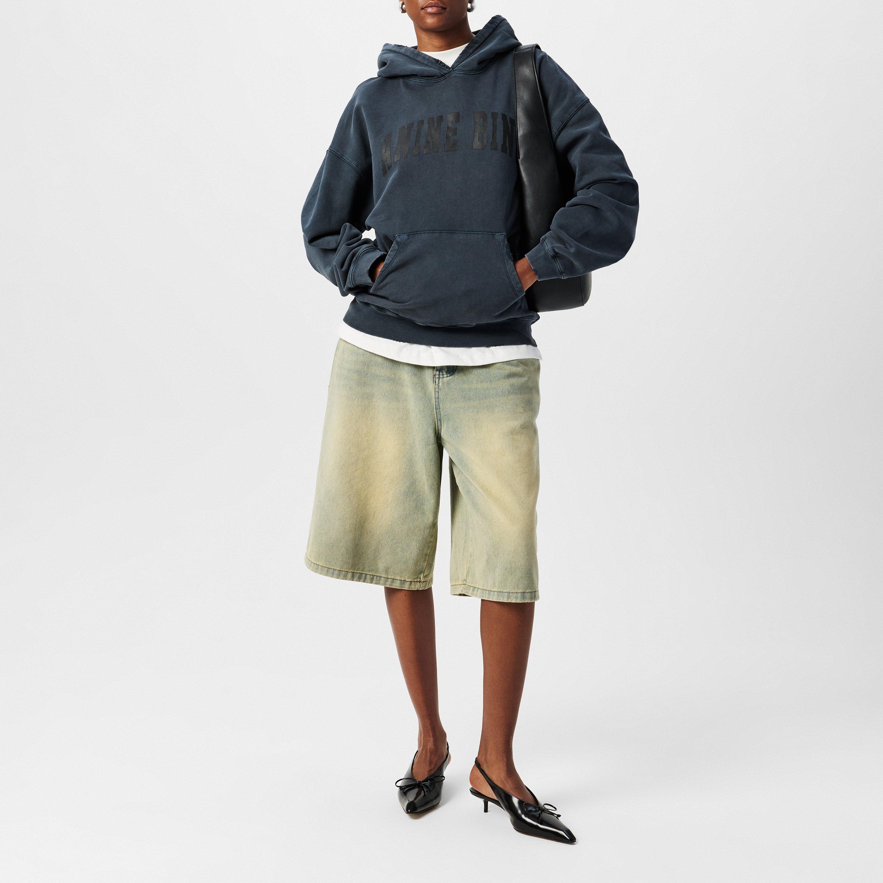 Black - Anine Bing - Women's Sport Hoodie - 6