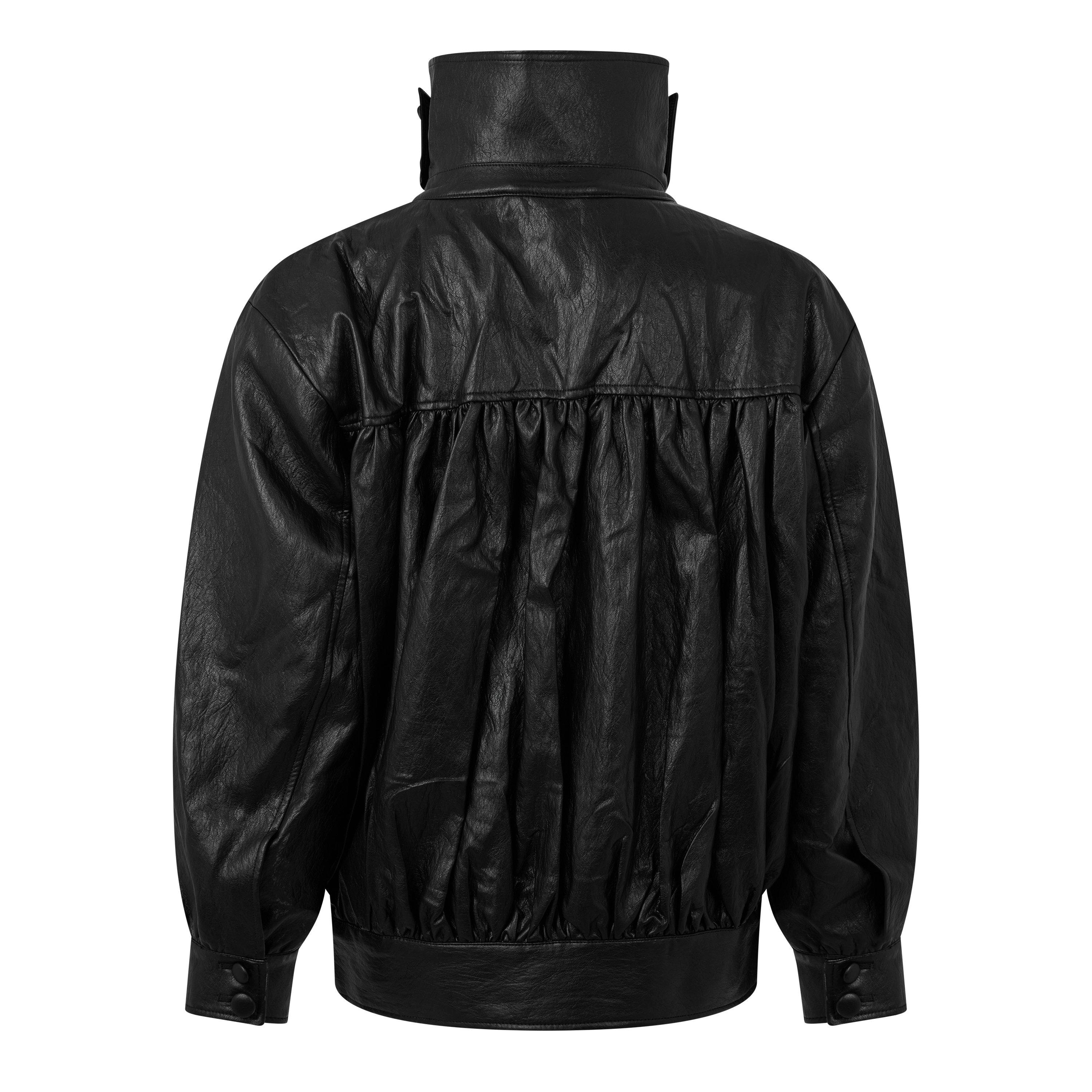 Black - The Couture Club - Couture Funnel Neck Ld64 - 2