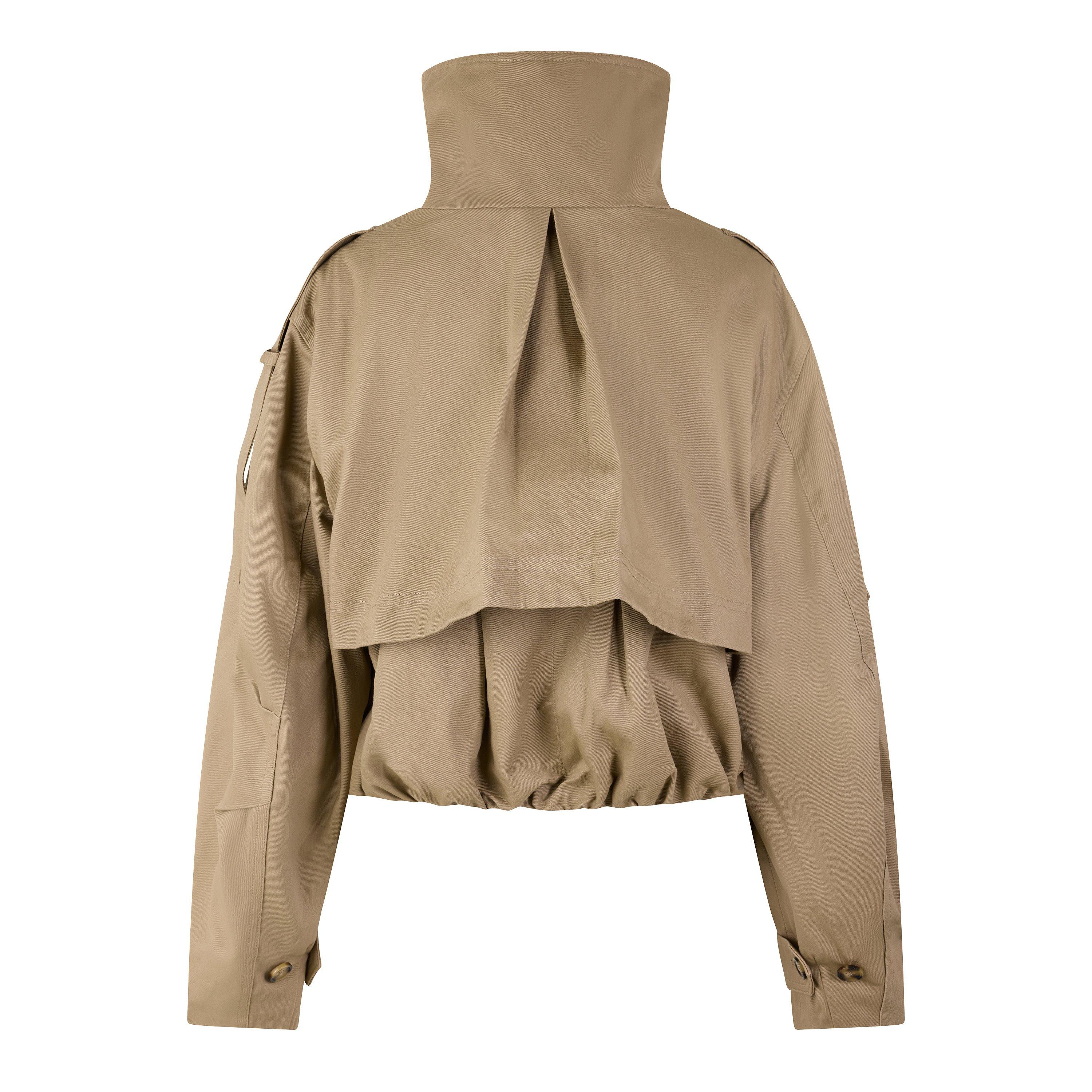 Beige - The Couture Club - Couture Funnel Trenc Ld64 - 2