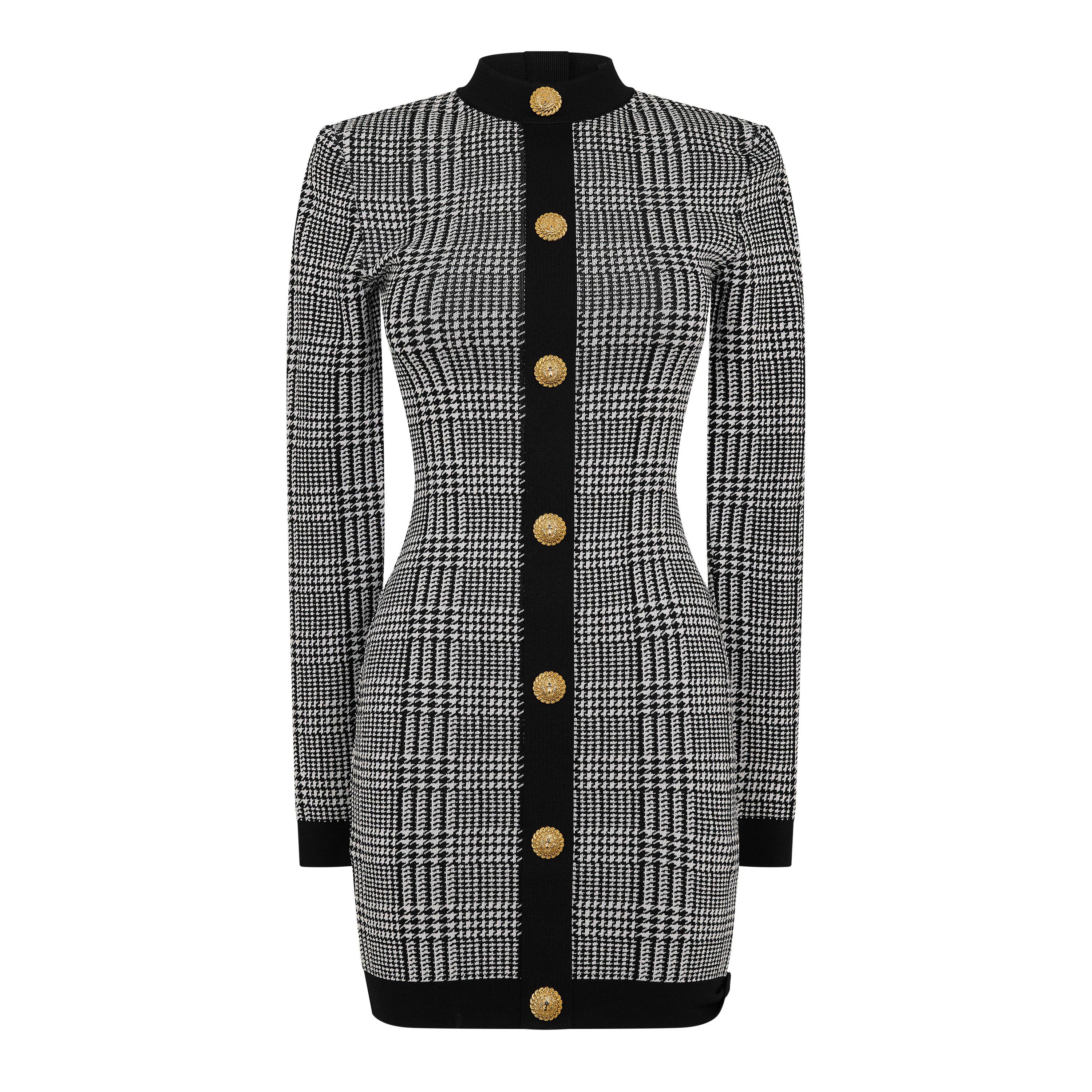 Black/White - Balmain - Balmain Knit Dress Ld54 - 1