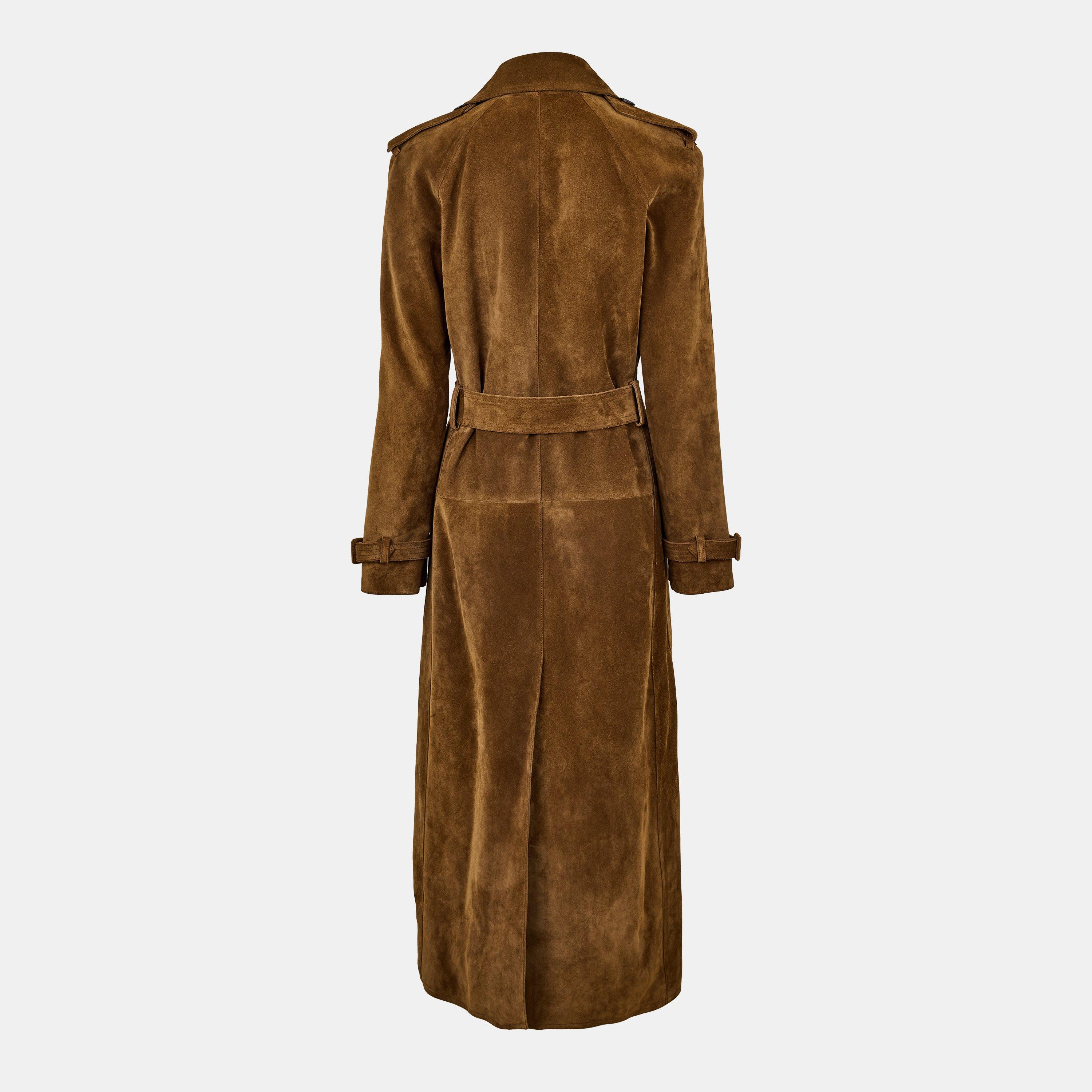 Noix - Saint Laurent - Women's Structured Belted Trench Coat - 2