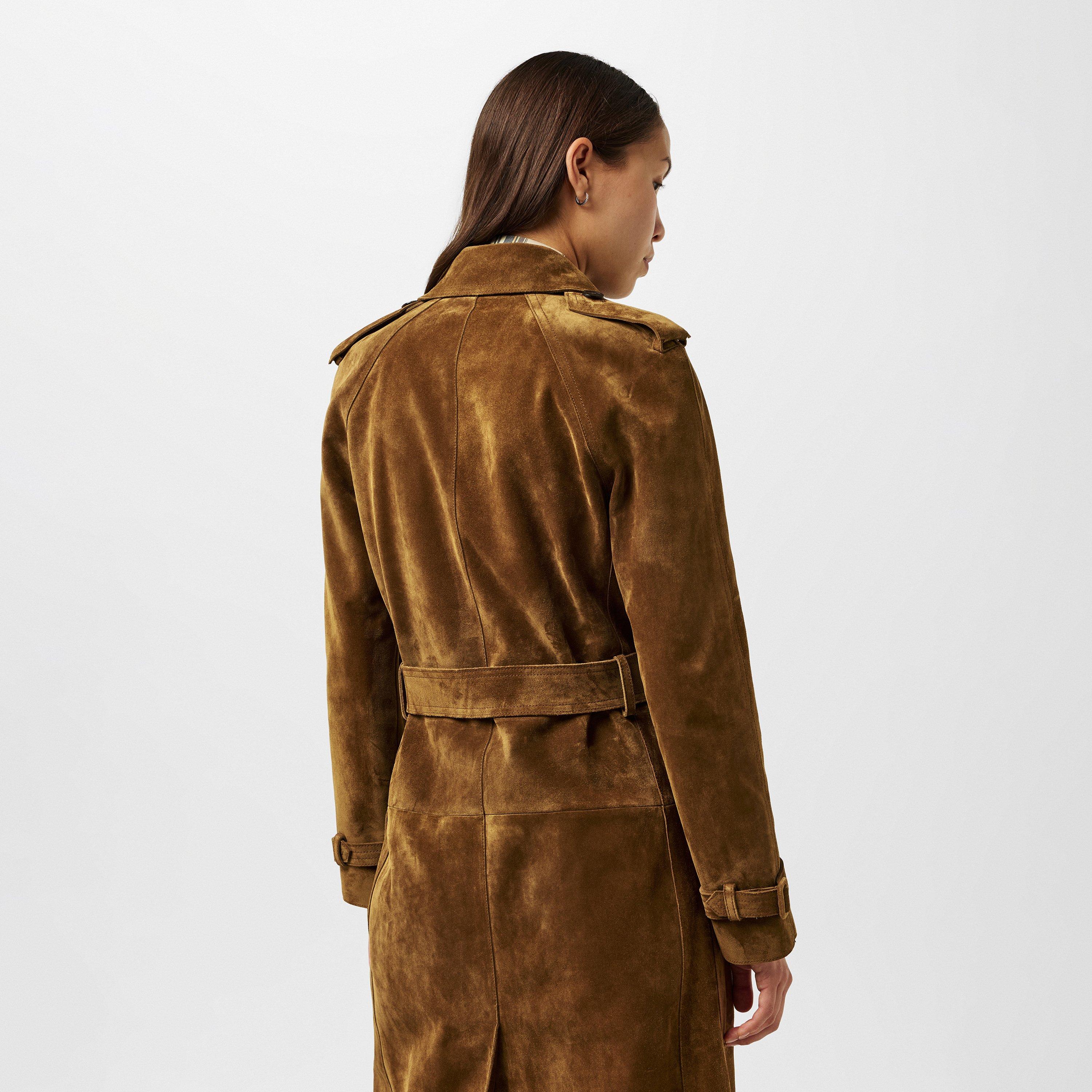 Noix - Saint Laurent - Women's Structured Belted Trench Coat - 4