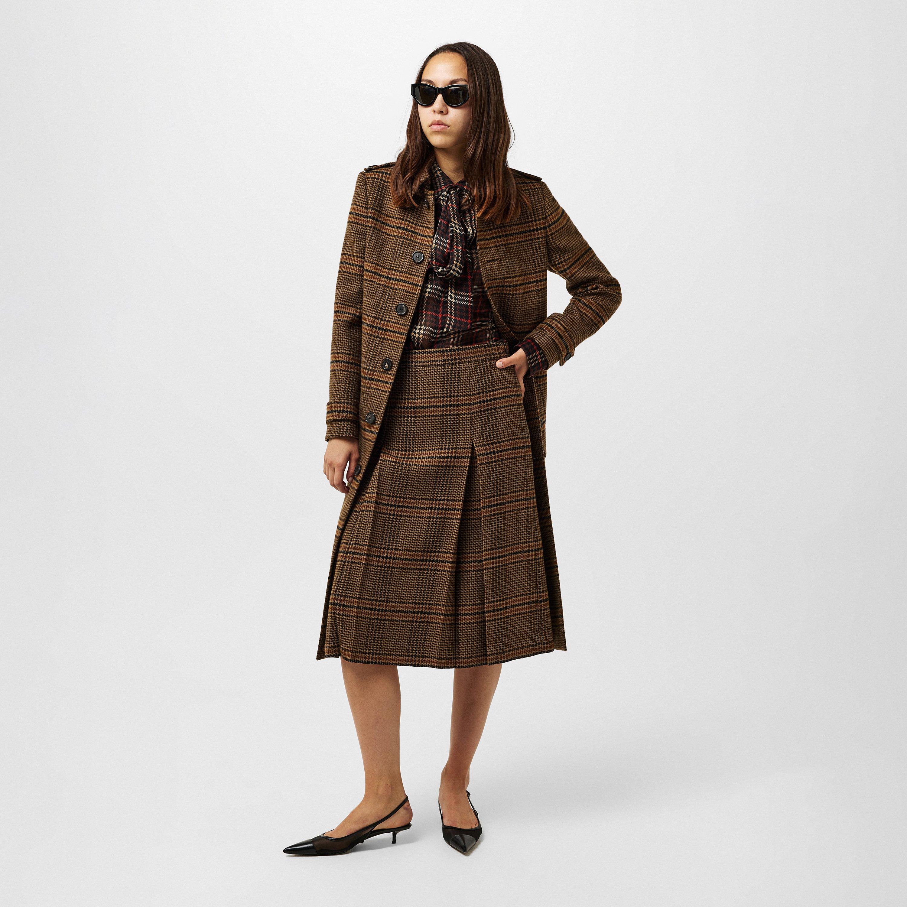 Marron - Saint Laurent - Women's  Tailored Trench Coat - 6