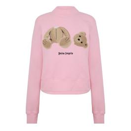 Palm Angels Bear Fitted Crew Neck Jumper