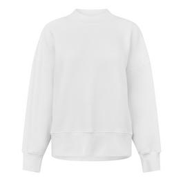 Palm Angels Classic Curved Logo Crew Neck Sweater Ladies