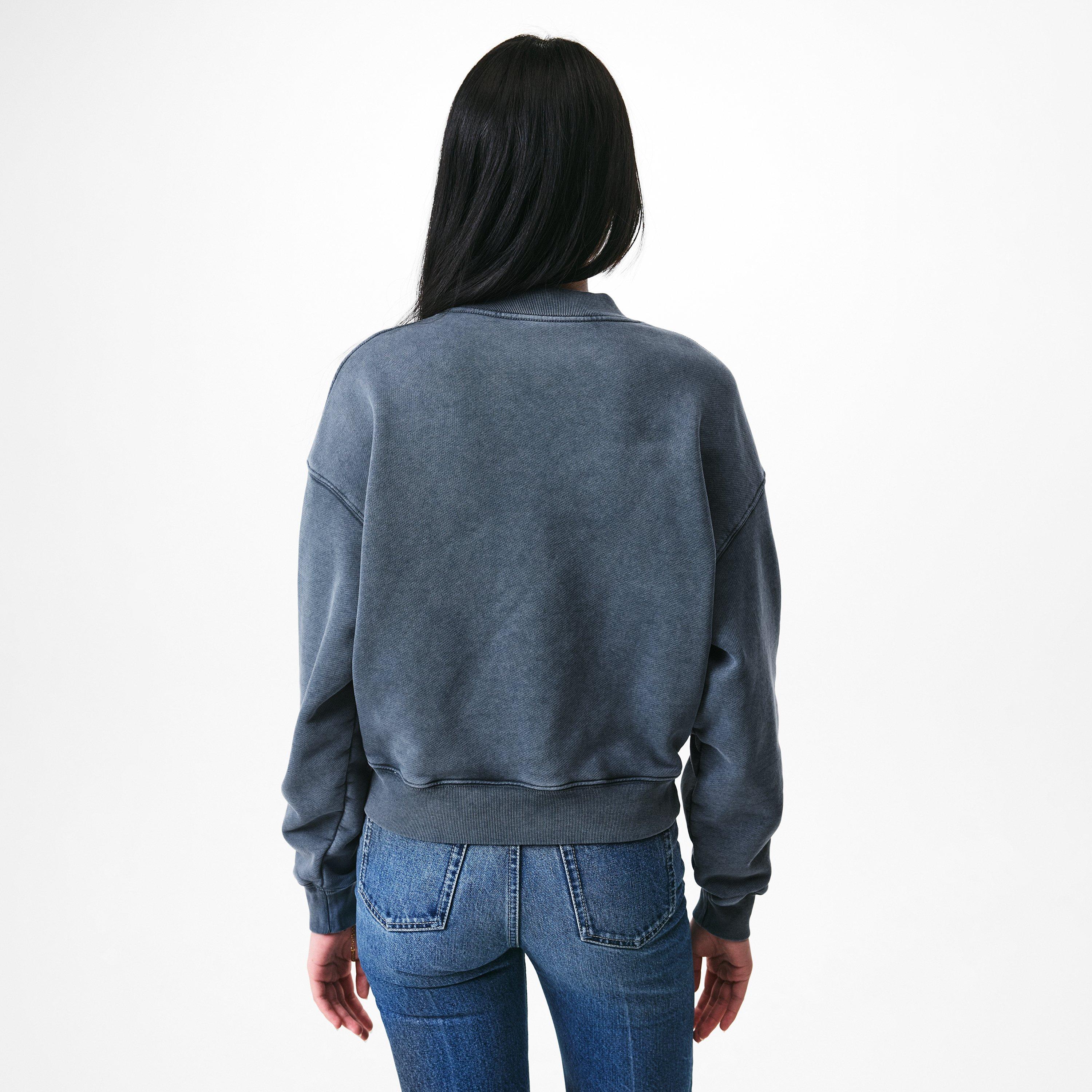 Tornado Blue - Chloe - Logo Embroidered Sweater - 4