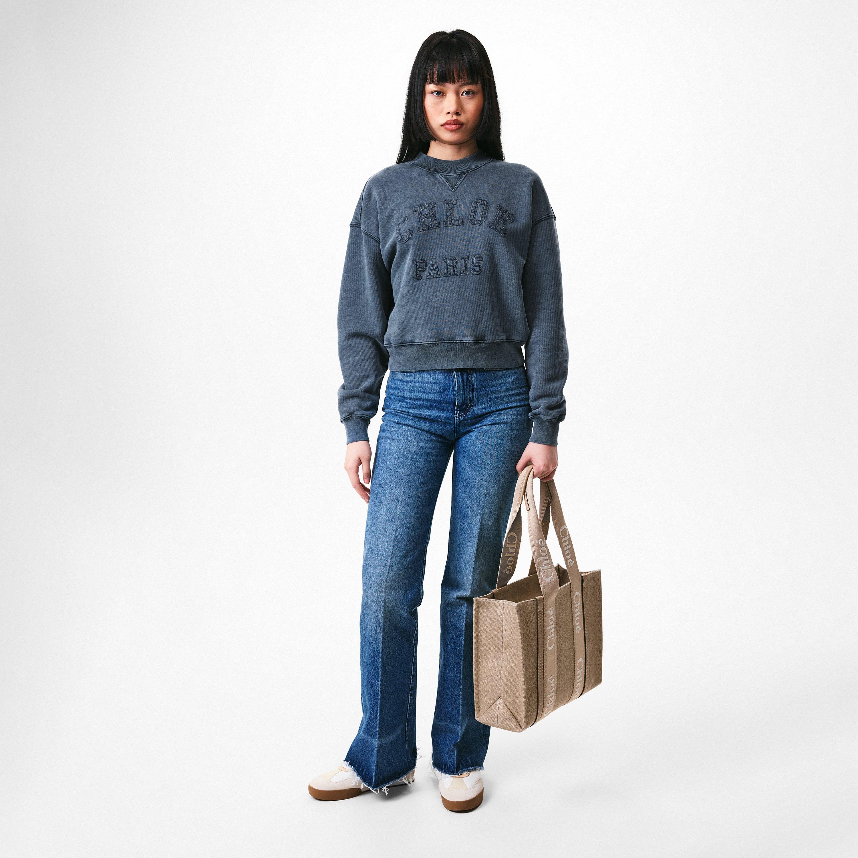 Tornado Blue - Chloe - Logo Embroidered Sweater - 6