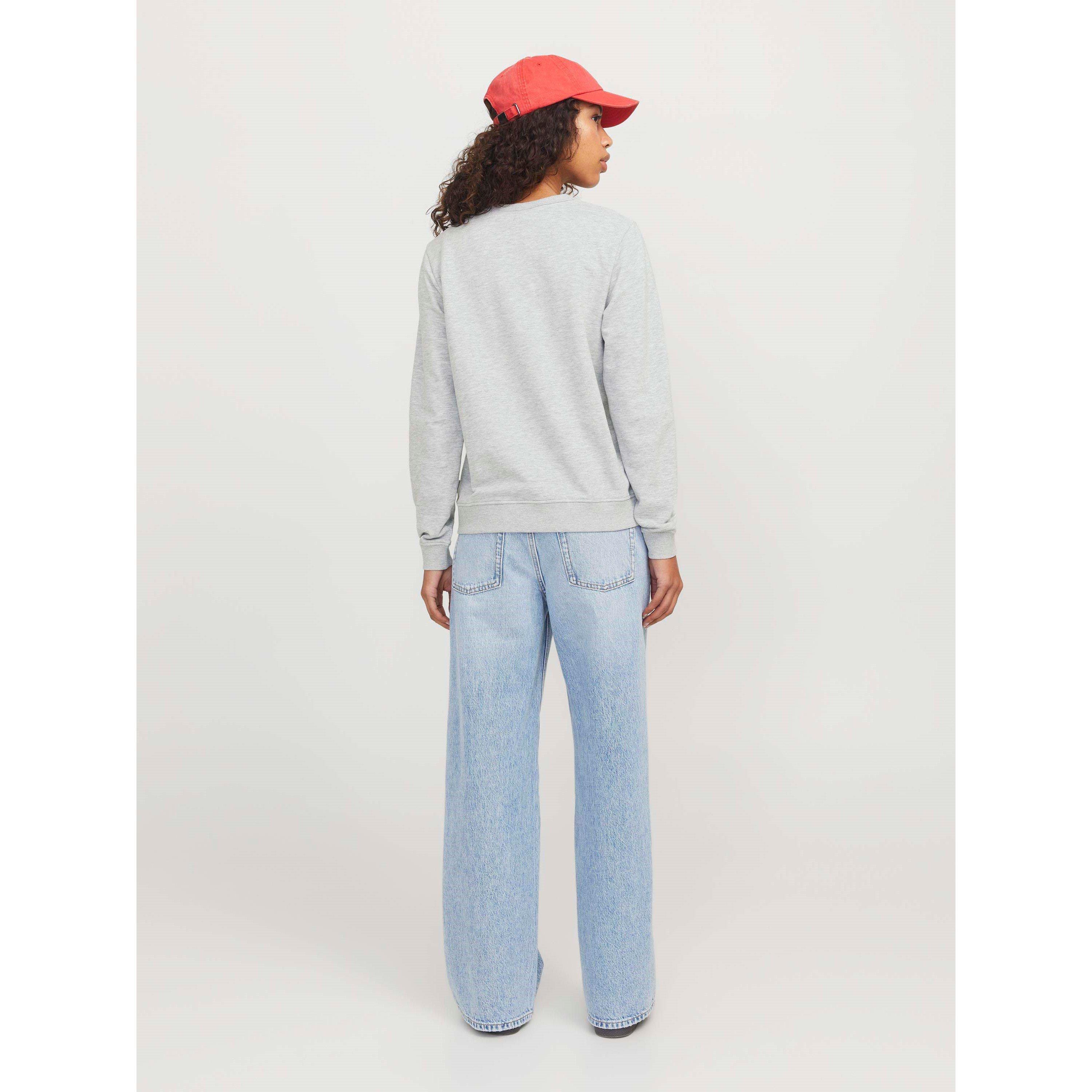 Lt Grey Melange - JJXX - JJXX Madi Crew Sweat Ld63 - 4