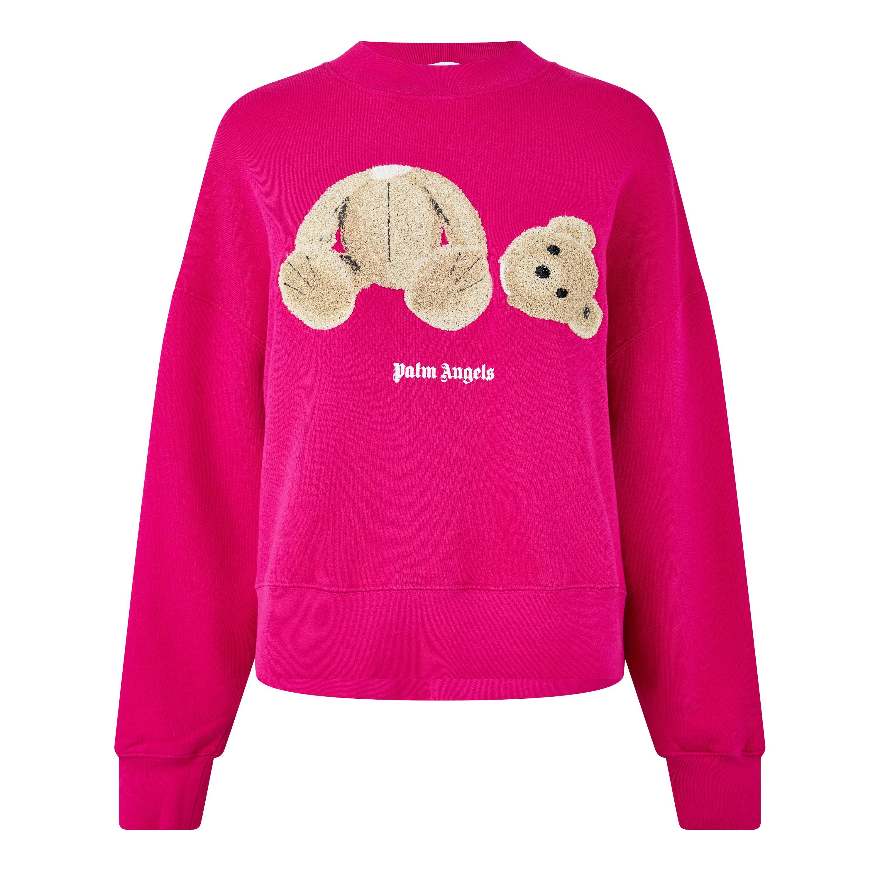 Fúcsia/Castanho - Palm Angels - Women's Crew Sweater - 5