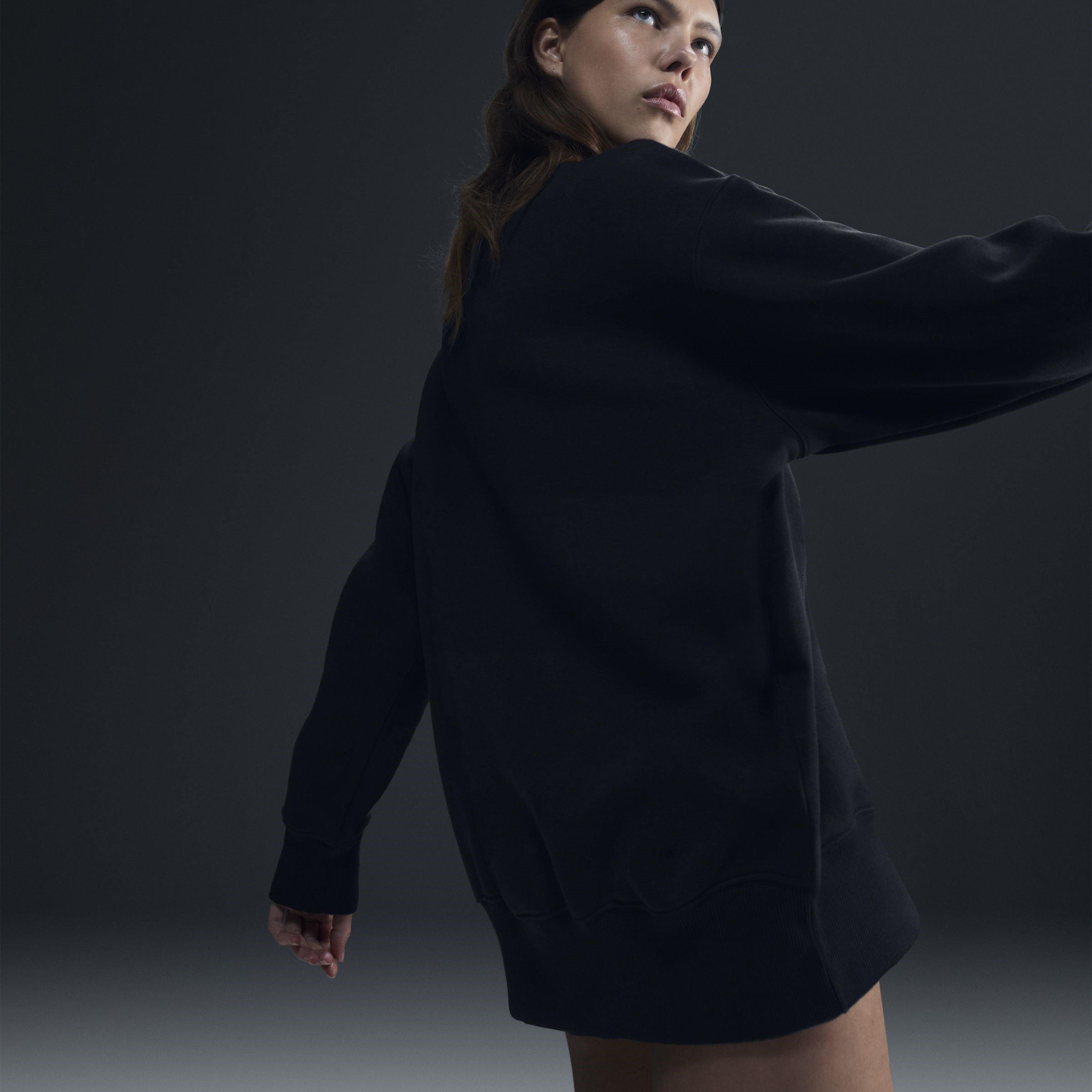 Sort/Sejl - Nike - Phoenix Oversized Crew Sweater Womens - 2