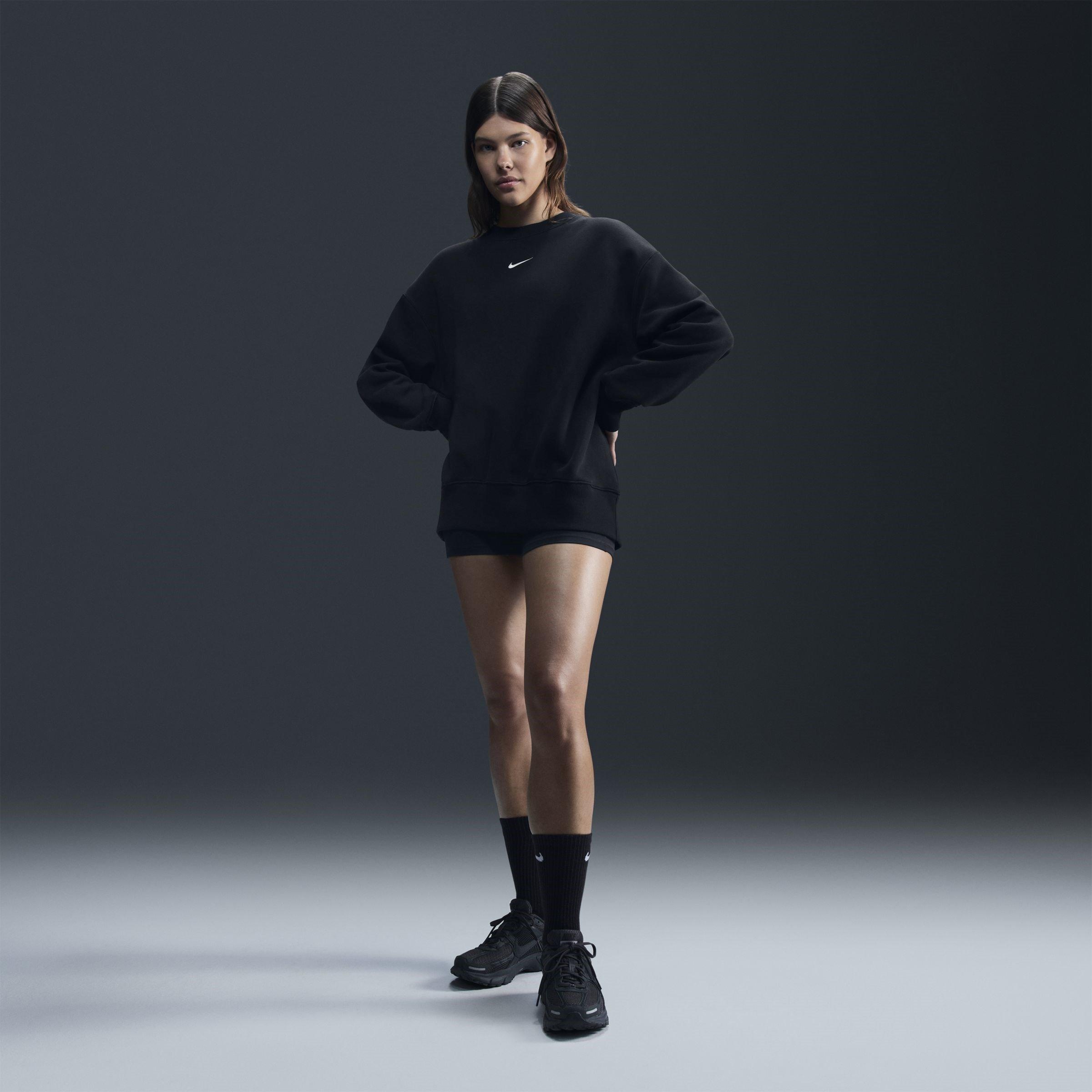 Sort/Sejl - Nike - Phoenix Oversized Crew Sweater Womens - 4