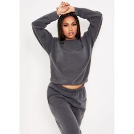Missy Empire Washed Oversized Sweatshirt