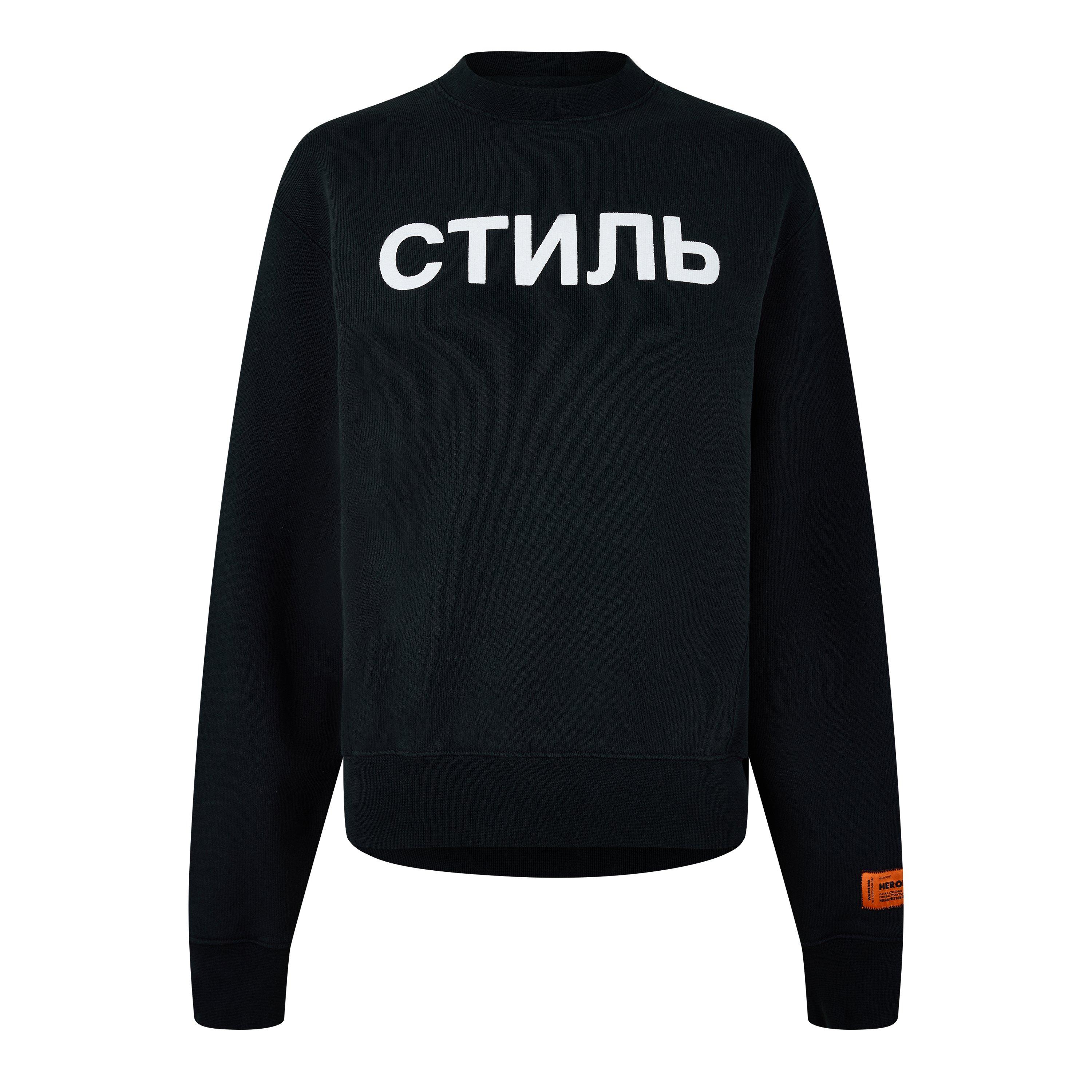 Heron Preston Ctnmb Crew Neck Sweater Crew Sweaters Cruise