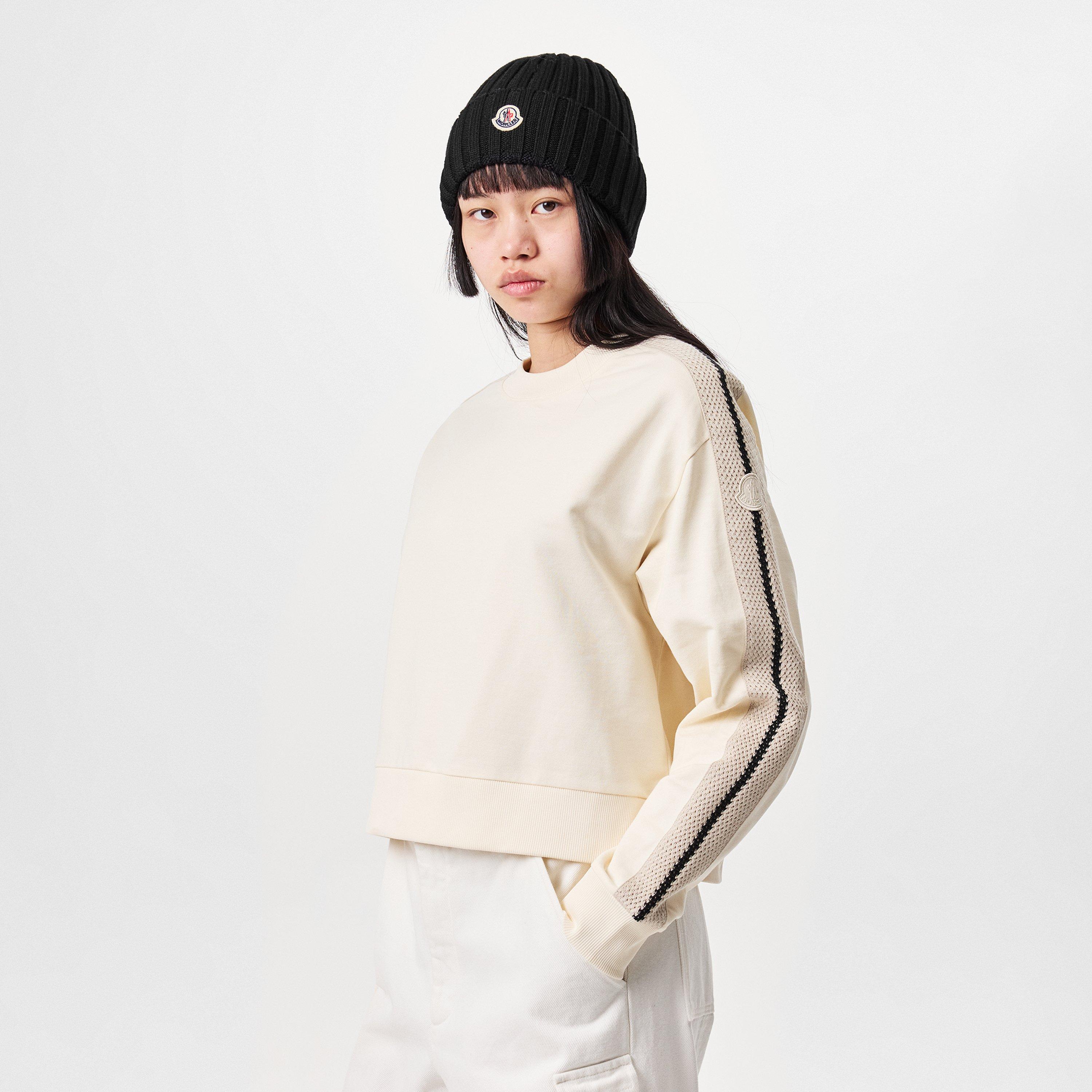 Cream 034 - Moncler - Women's Crew Sweatshirt - 3