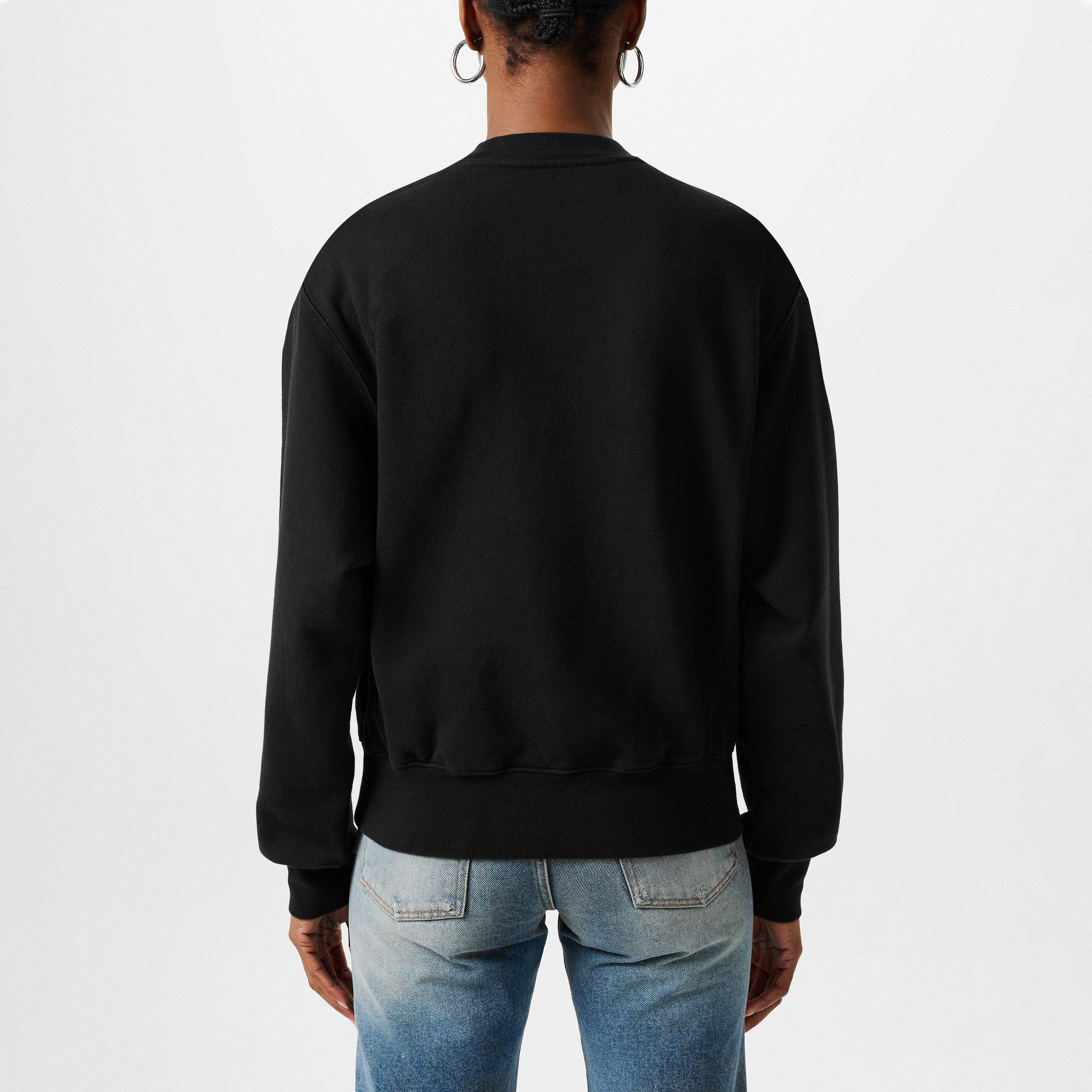 Navy - Heron Preston - Women's Halftone Graphic Crew Sweatshirt - 3