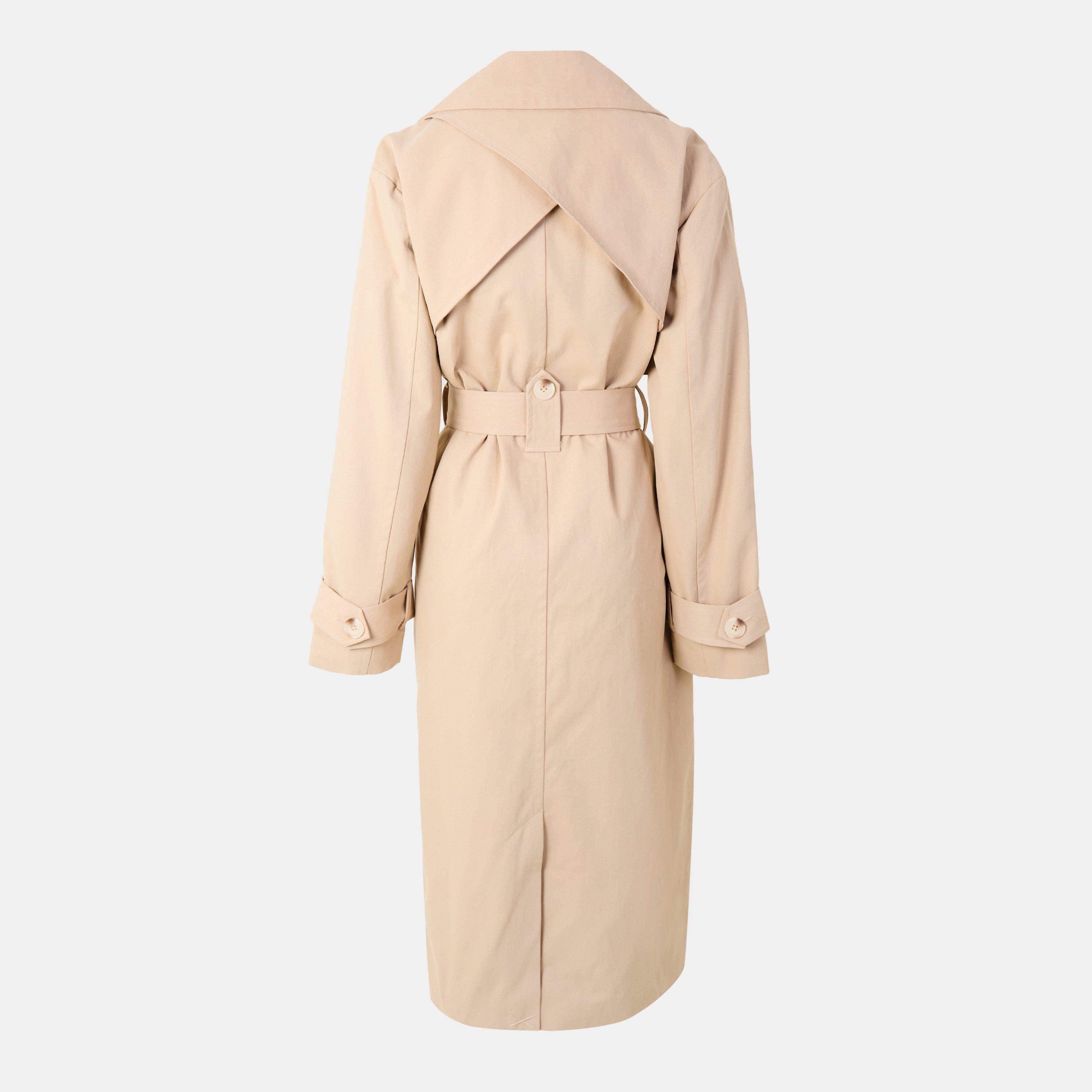 Beige - 4th and Reckless - Women's Tailored Trench Coat - 2