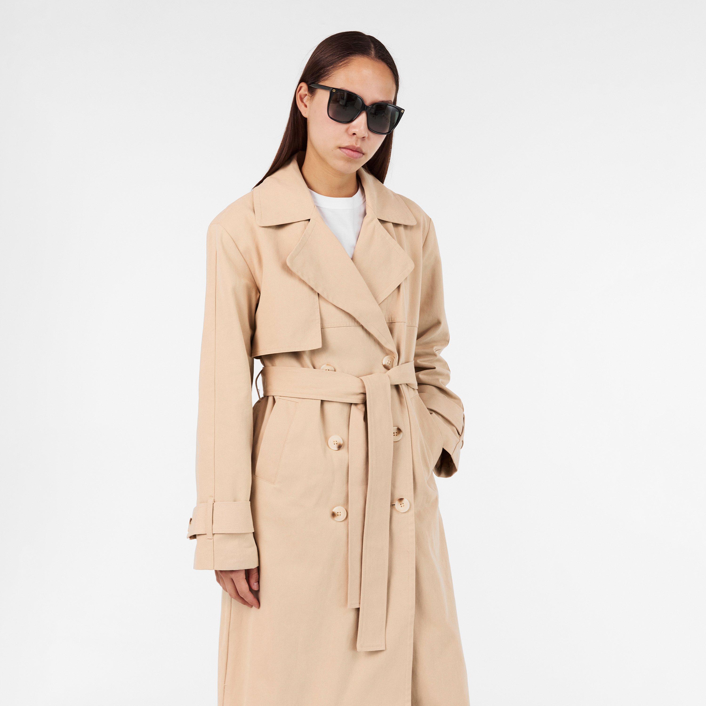 Beige - 4th and Reckless - Women's Tailored Trench Coat - 3