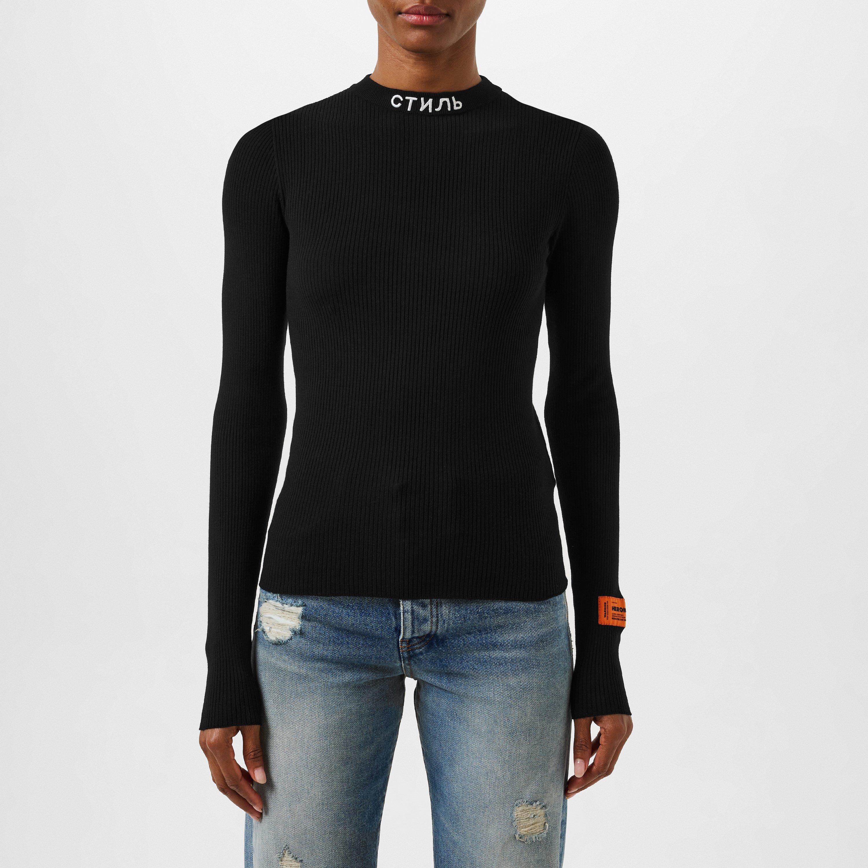 Heron Preston Turtleneck Long Sleeve Top Crew Sweaters