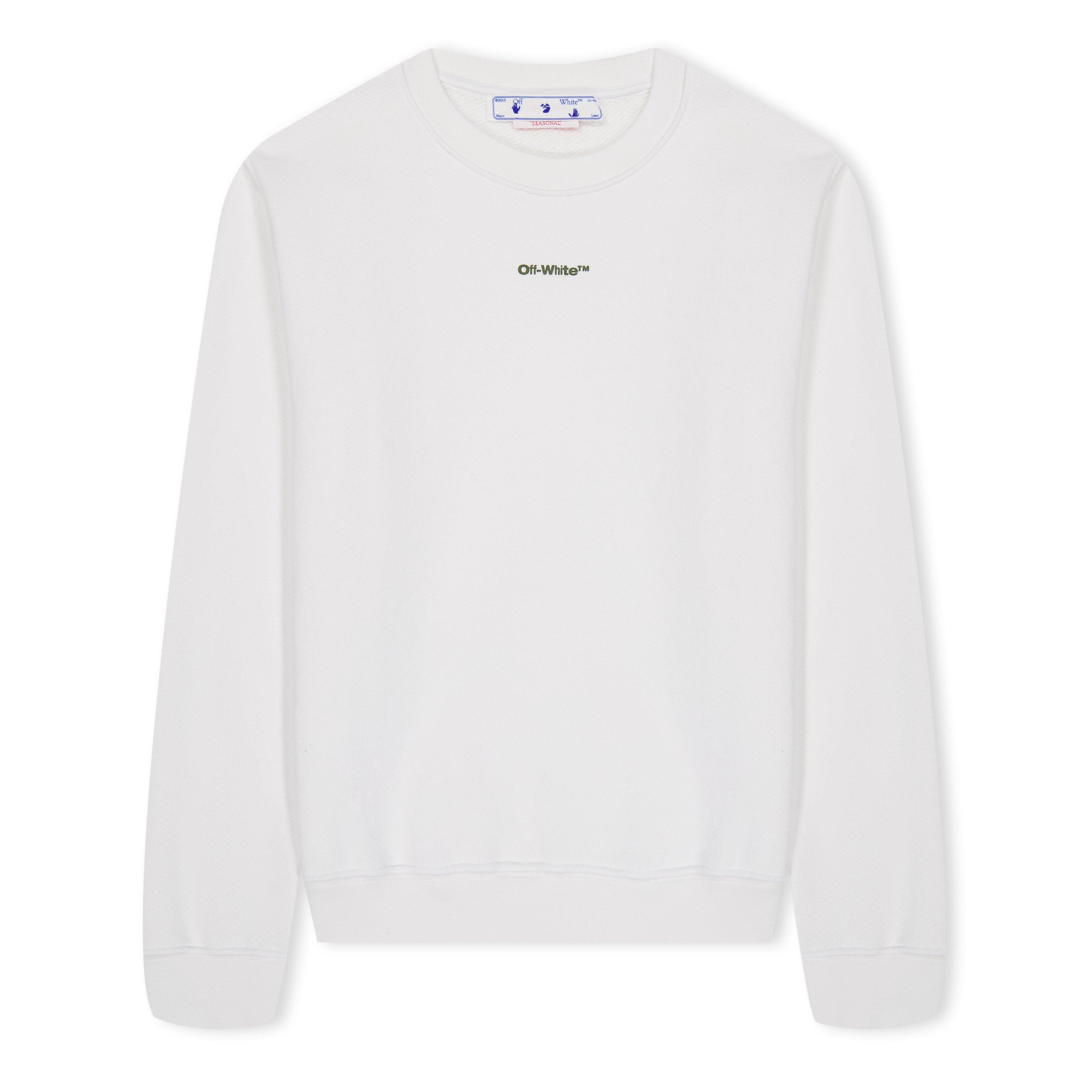 White Mult - Off White - Women's Flock Crew Sweater - 1