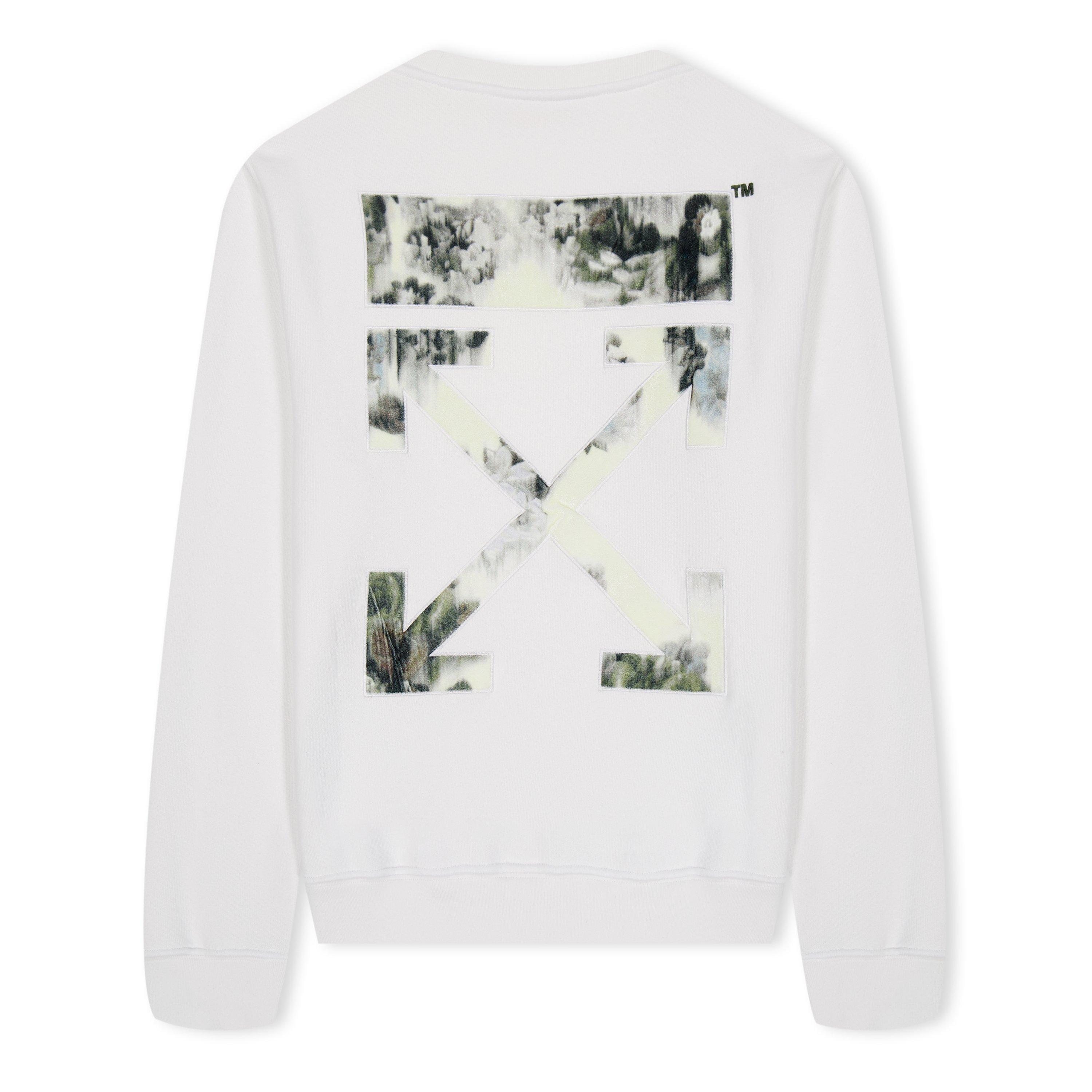 White Mult - Off White - Women's Flock Crew Sweater - 2